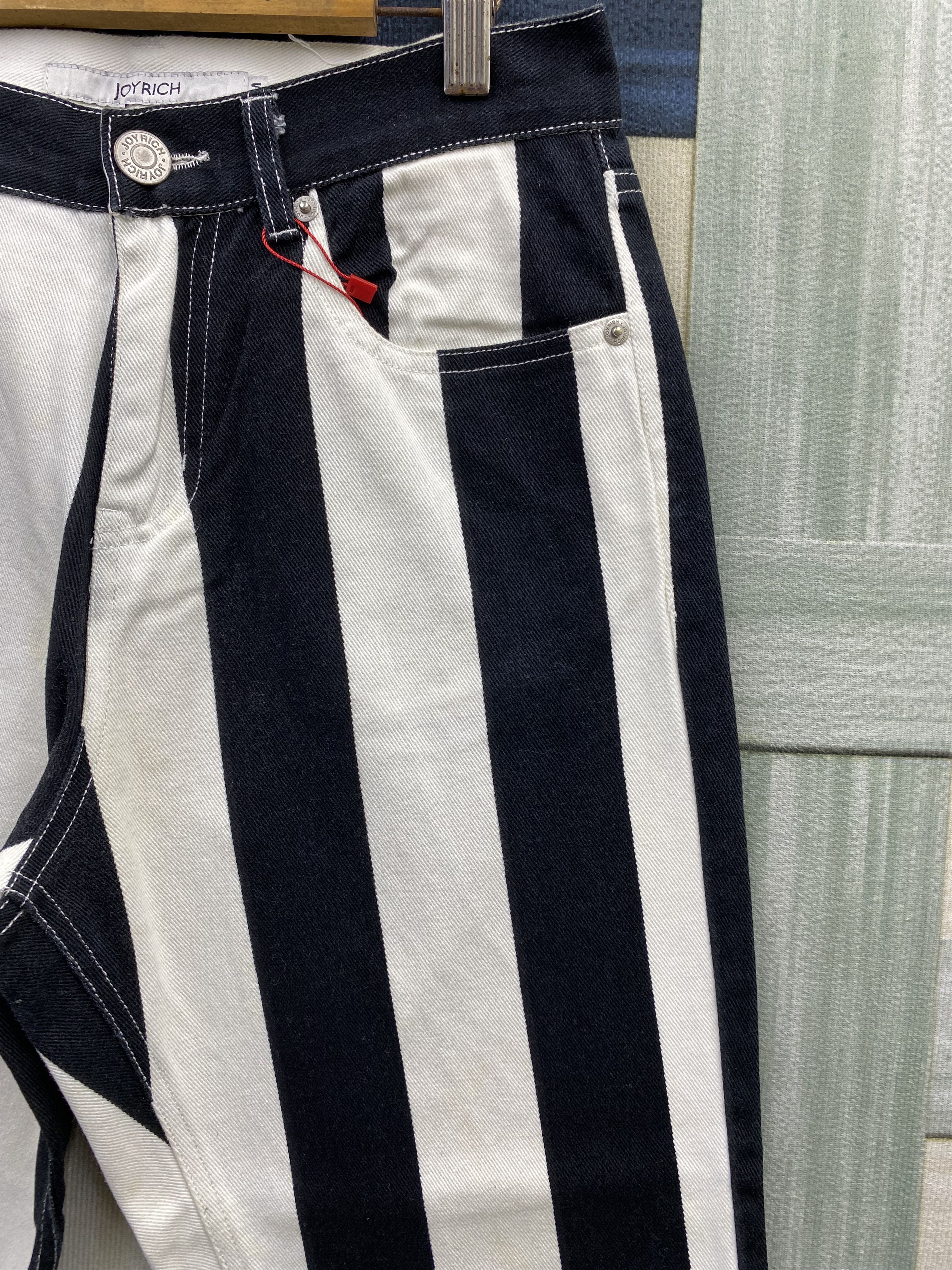 Joyrich Japanese Brand Joyrich Beverly Hills Stripe Denim Jean Size US 28 / EU 44 - 6 Thumbnail