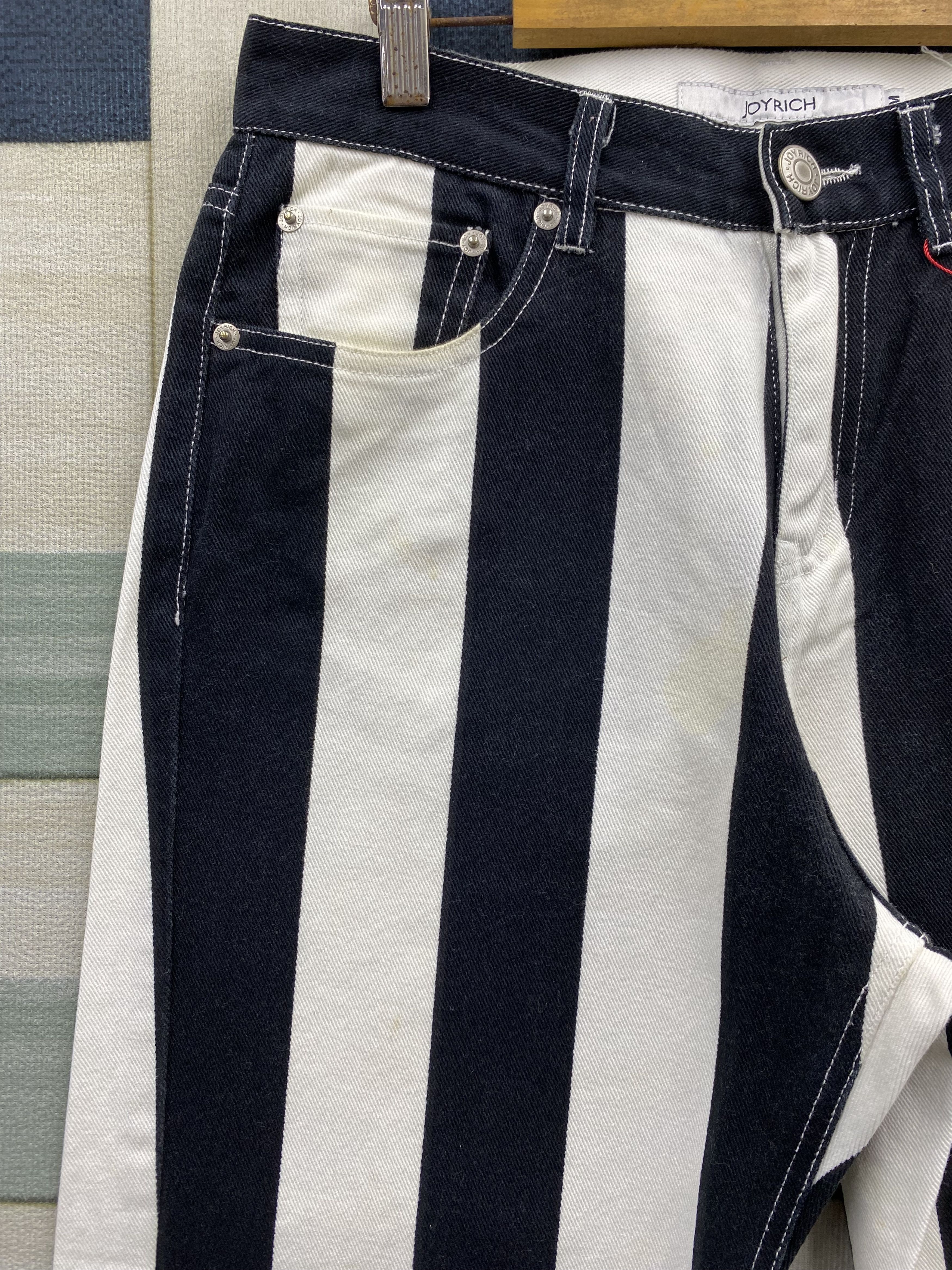 Joyrich Japanese Brand Joyrich Beverly Hills Stripe Denim Jean Size US 28 / EU 44 - 5 Thumbnail