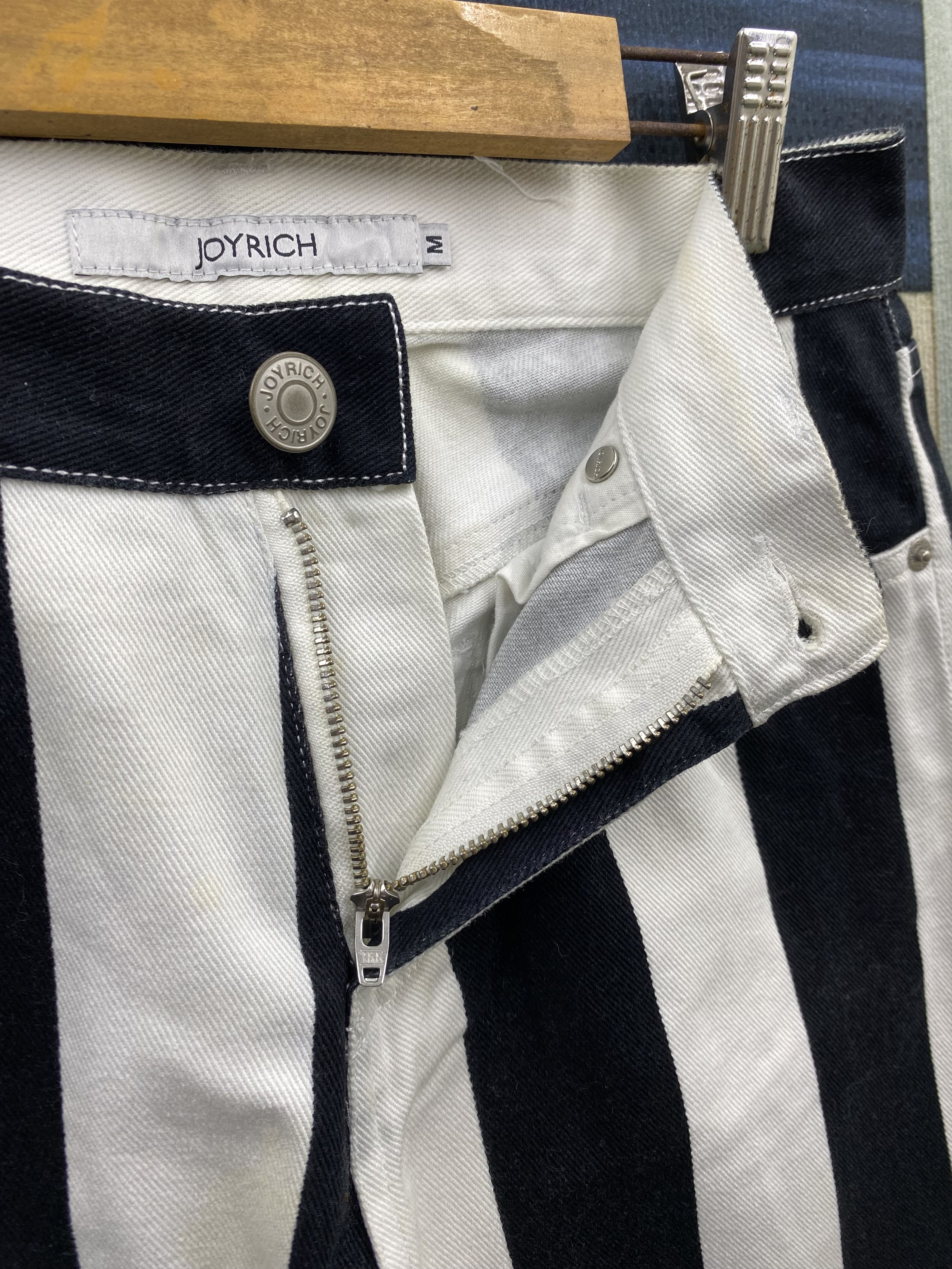 Joyrich Japanese Brand Joyrich Beverly Hills Stripe Denim Jean Size US 28 / EU 44 - 13 Thumbnail