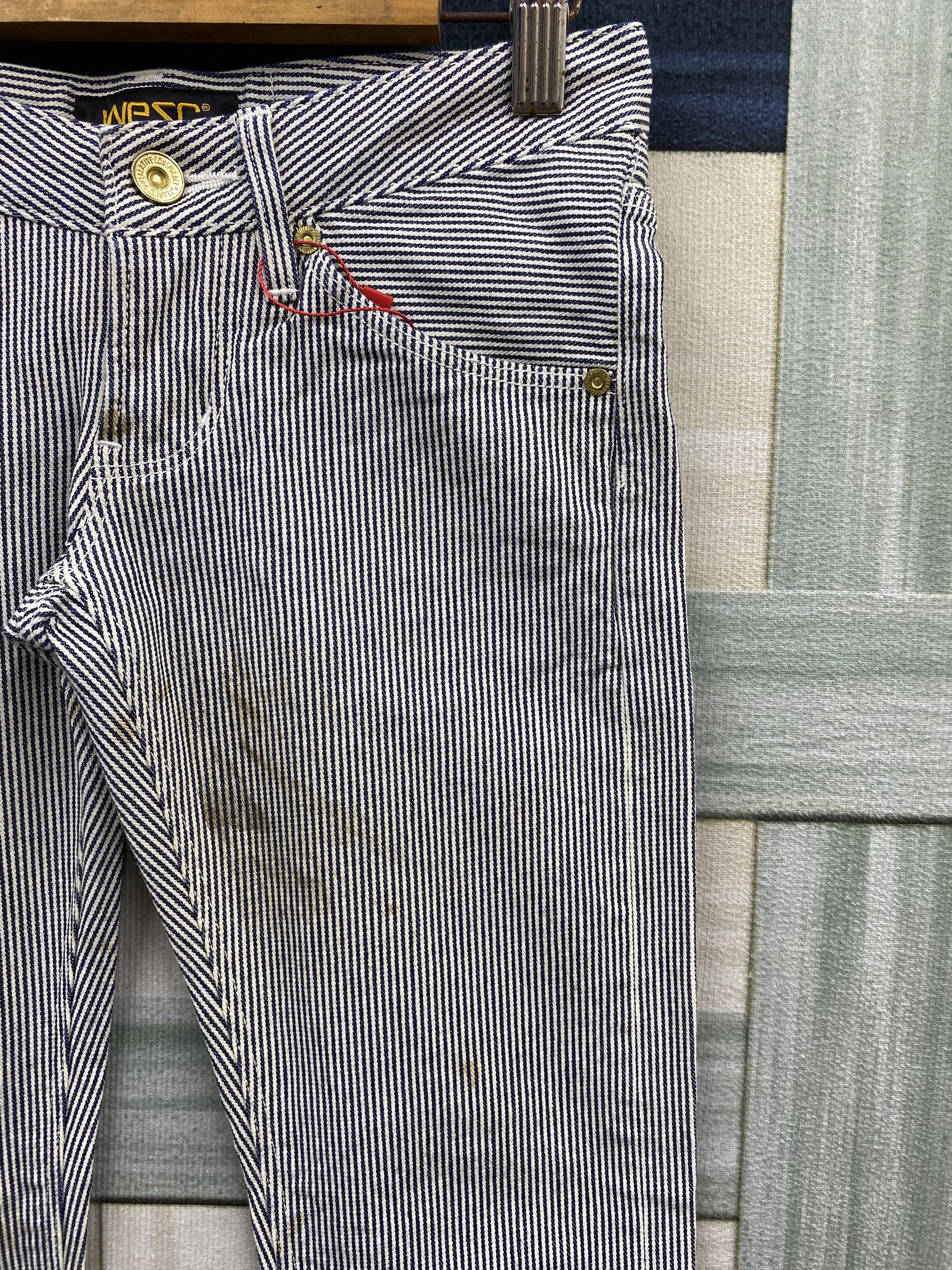 WeSC Wesc Hickory Selvedge Release Hem Denim Jean Size 23" - 4 Thumbnail