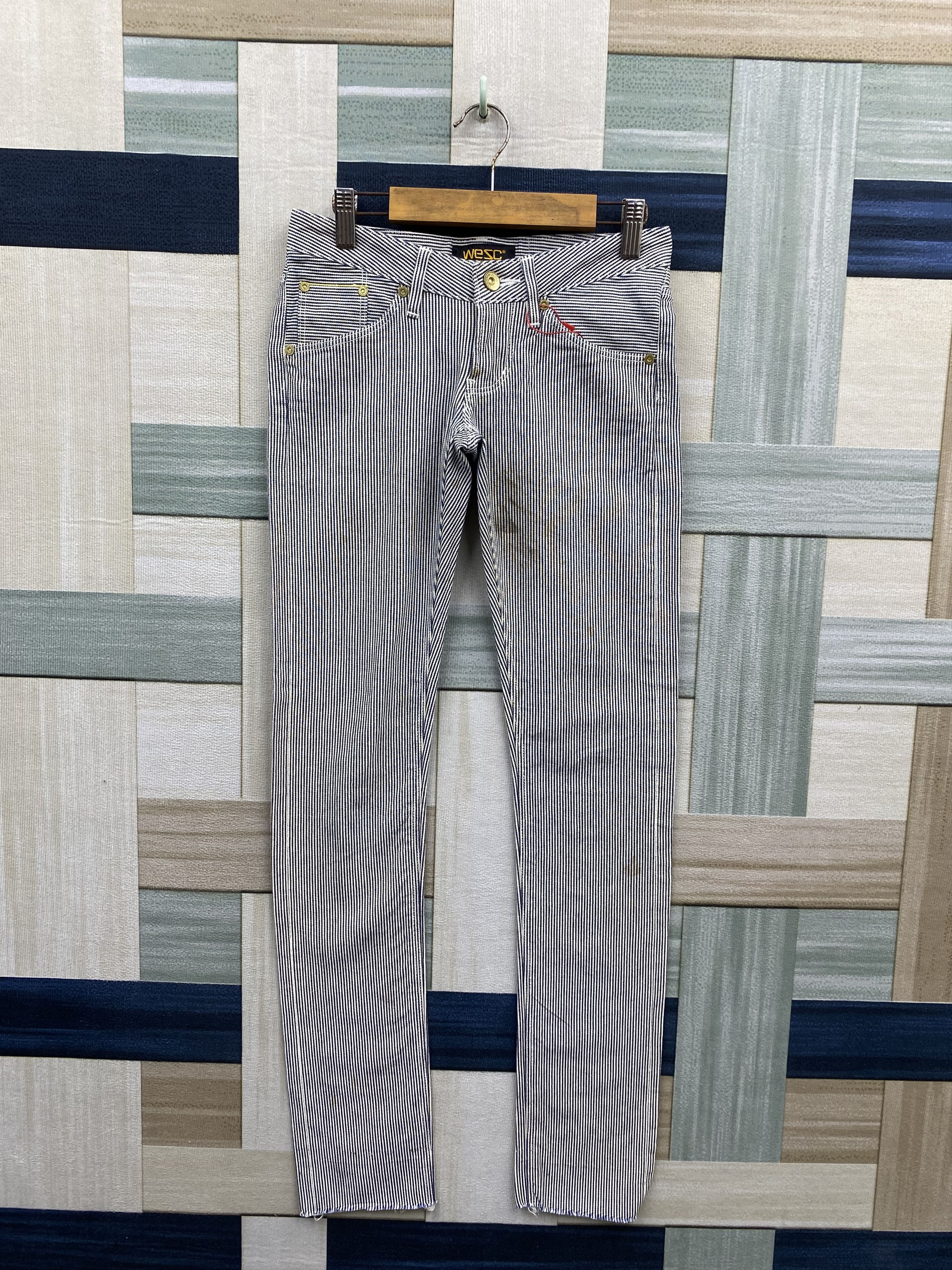 WeSC Wesc Hickory Selvedge Release Hem Denim Jean Size 23" - 1 Thumbnail