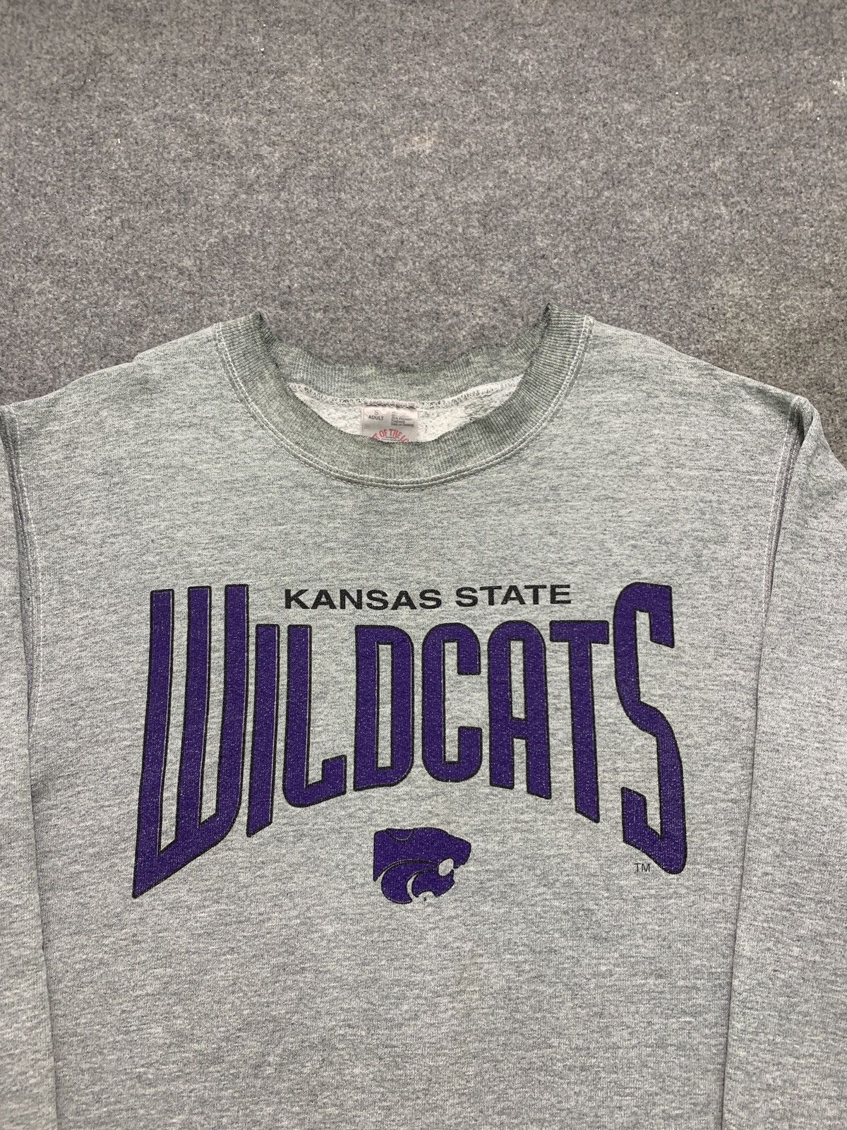 NFL × Vintage Vintage 90s Kansas State Wildcats Big Logo Sweatshirt Size US M / EU 48-50 / 2 - 3 Thumbnail