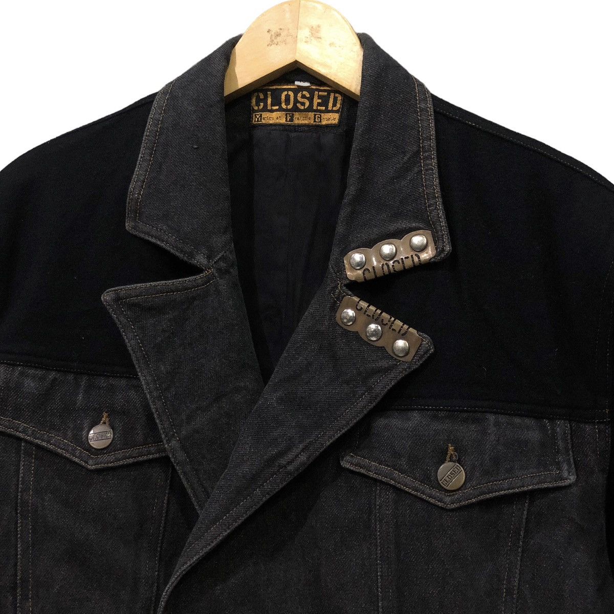 CLOSED × Marithe + Francois Girbaud Marithe Francois Girbaud Double Collar Jacket Size L / US 10 / IT 46 - 5 Thumbnail
