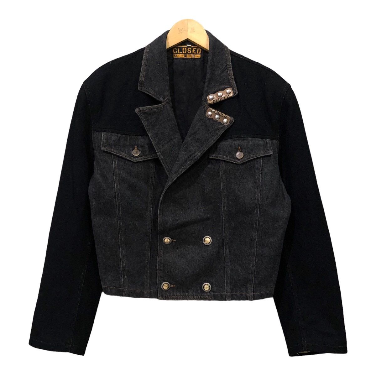 CLOSED × Marithe + Francois Girbaud Marithe Francois Girbaud Double Collar Jacket Size L / US 10 / IT 46 - 1 Thumbnail