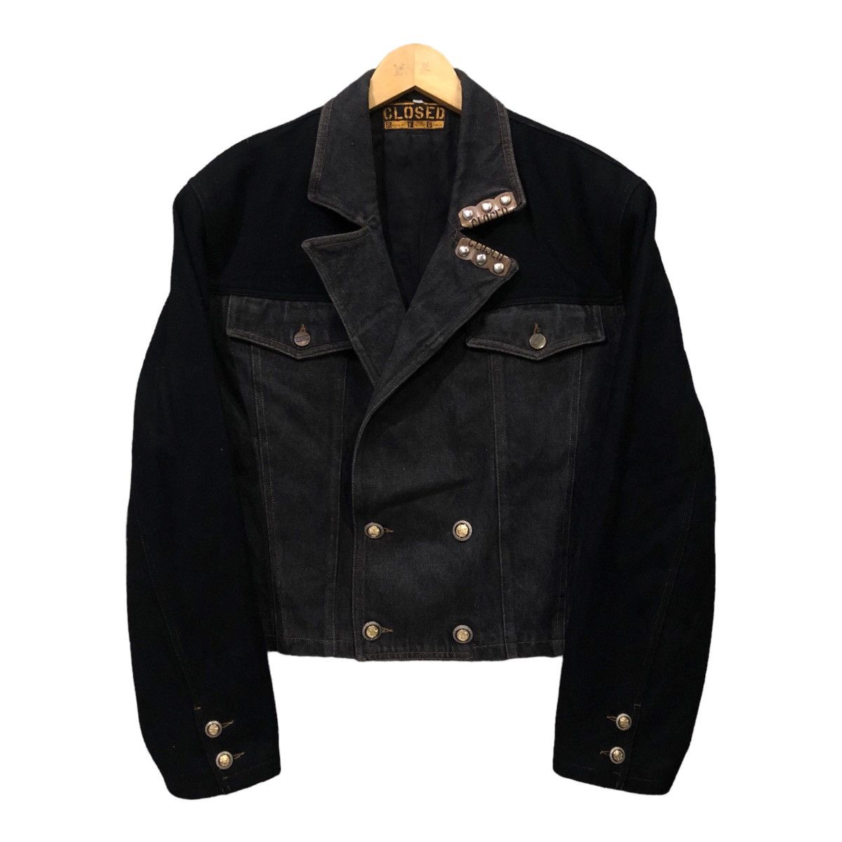 CLOSED × Marithe + Francois Girbaud Marithe Francois Girbaud Double Collar Jacket Size L / US 10 / IT 46 - 2 Thumbnail