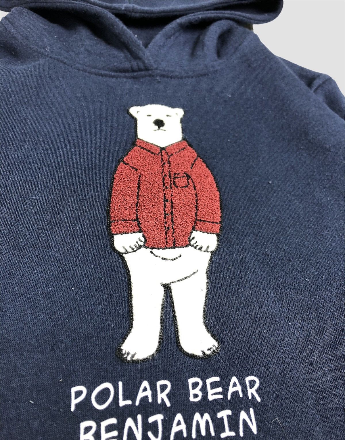 Japanese Brand Vintage Polar Bear Benjamin Patchwork Design Hoodie Size US M / EU 48-50 / 2 - 5 Thumbnail