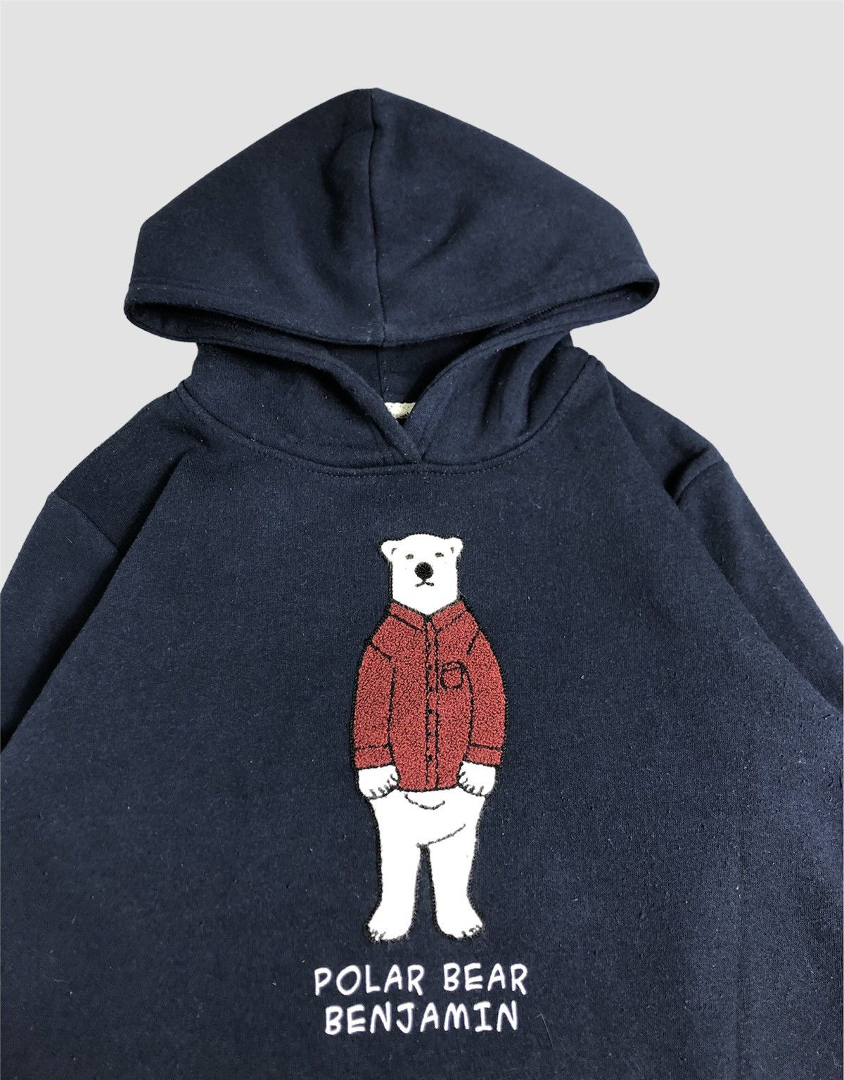 Japanese Brand Vintage Polar Bear Benjamin Patchwork Design Hoodie Size US M / EU 48-50 / 2 - 4 Thumbnail