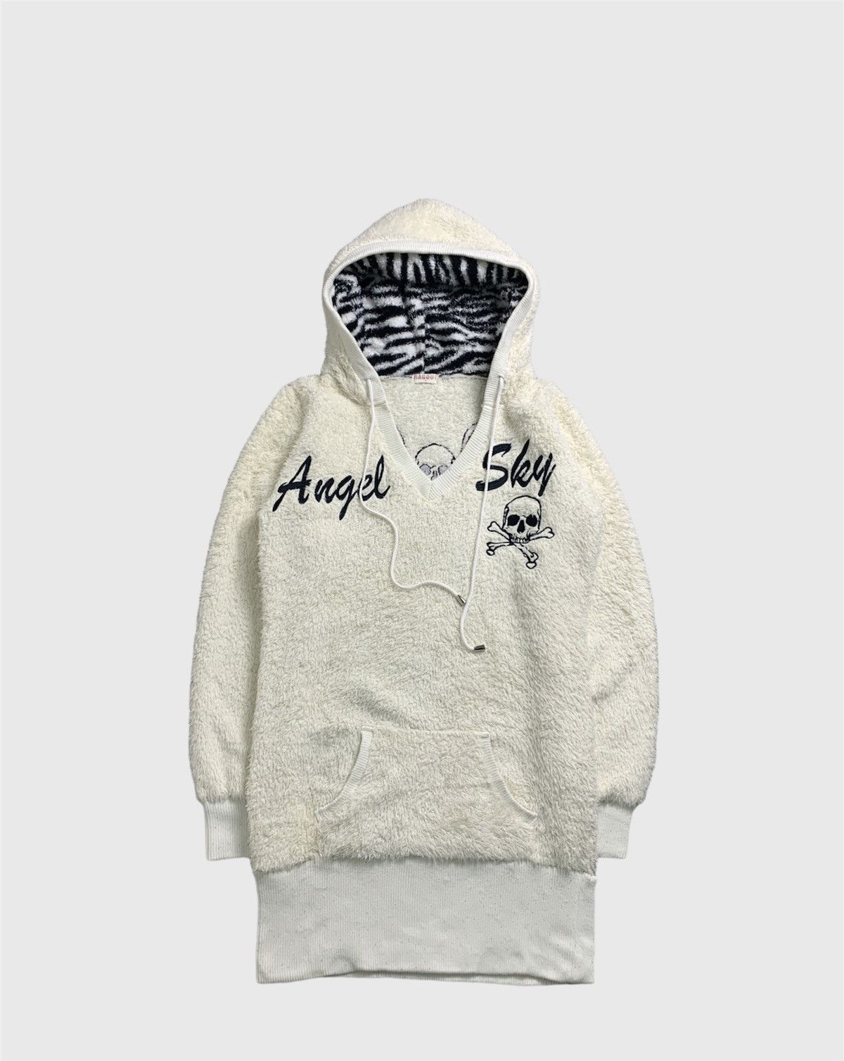 If Six Was Nine × Japanese Brand × Le Grande Bleu (L.G.B.) Vintage Ragout Skull Mastermind Style Design Wool Hoodie Size US M / EU 48-50 / 2 - 2 Thumbnail