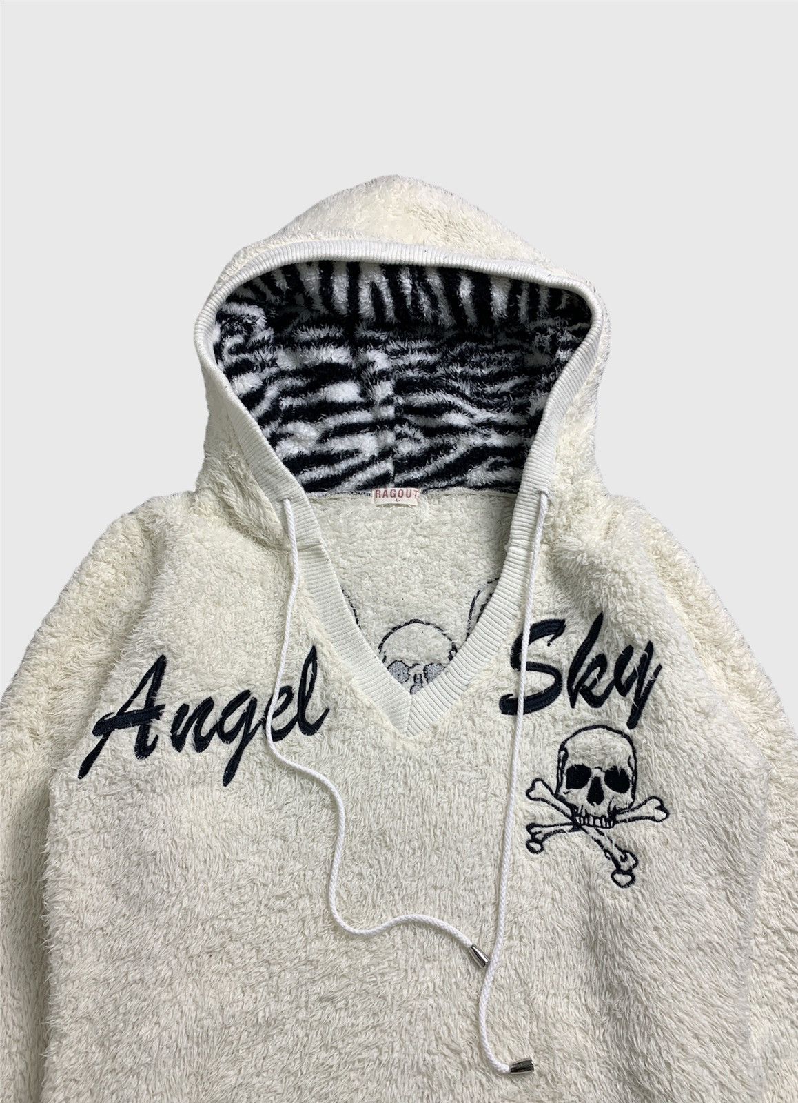 If Six Was Nine × Japanese Brand × Le Grande Bleu (L.G.B.) Vintage Ragout Skull Mastermind Style Design Wool Hoodie Size US M / EU 48-50 / 2 - 6 Thumbnail