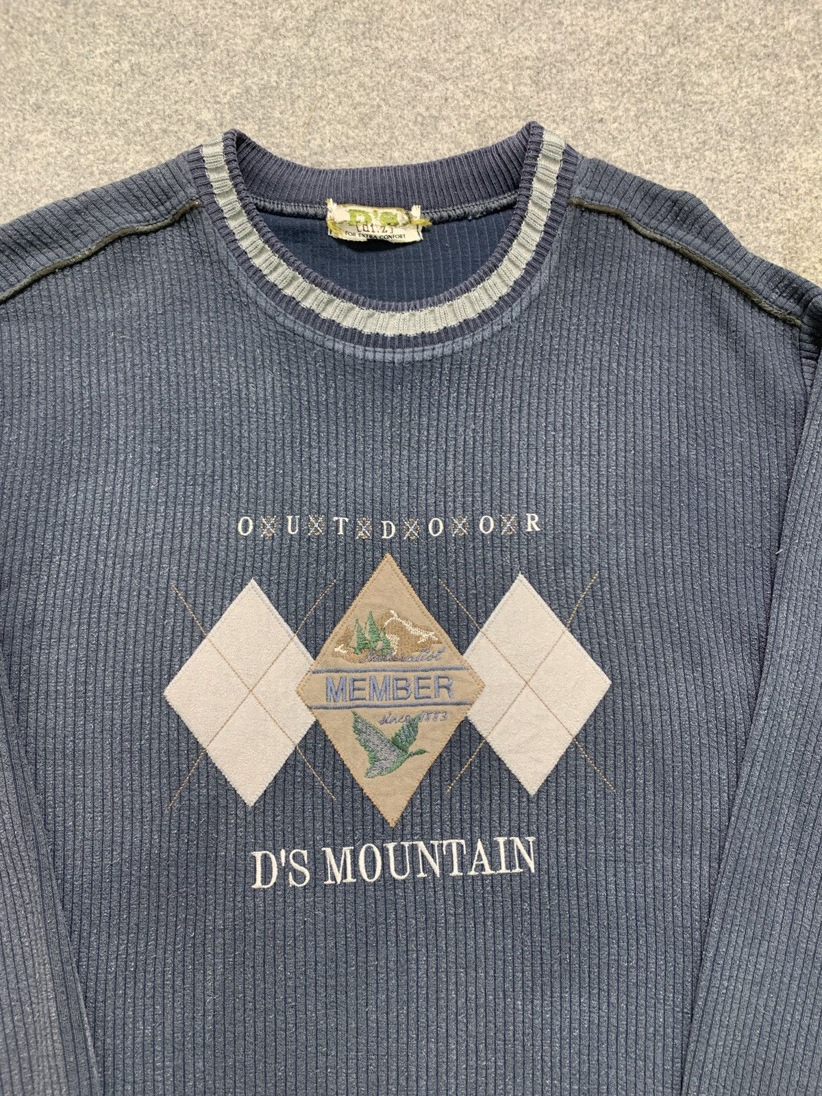Japanese Brand × Vintage Vintage 90s D’S Mountain Big Logo Embroidered Sweatshirt Size US M / EU 48-50 / 2 - 2 Thumbnail