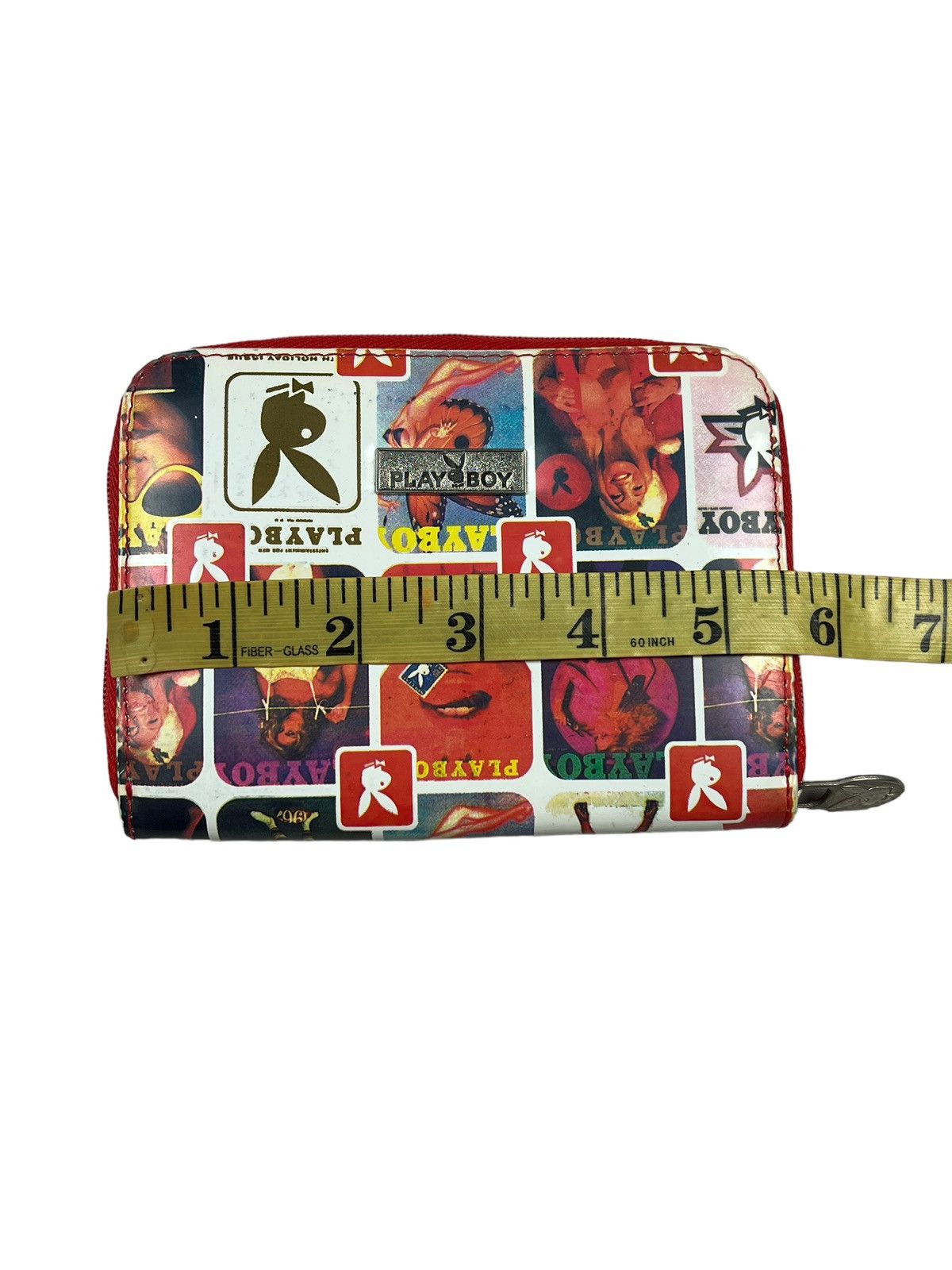 Playboy Vintage Playboy Full Print Zip Wallet Size ONE SIZE - 8 Thumbnail