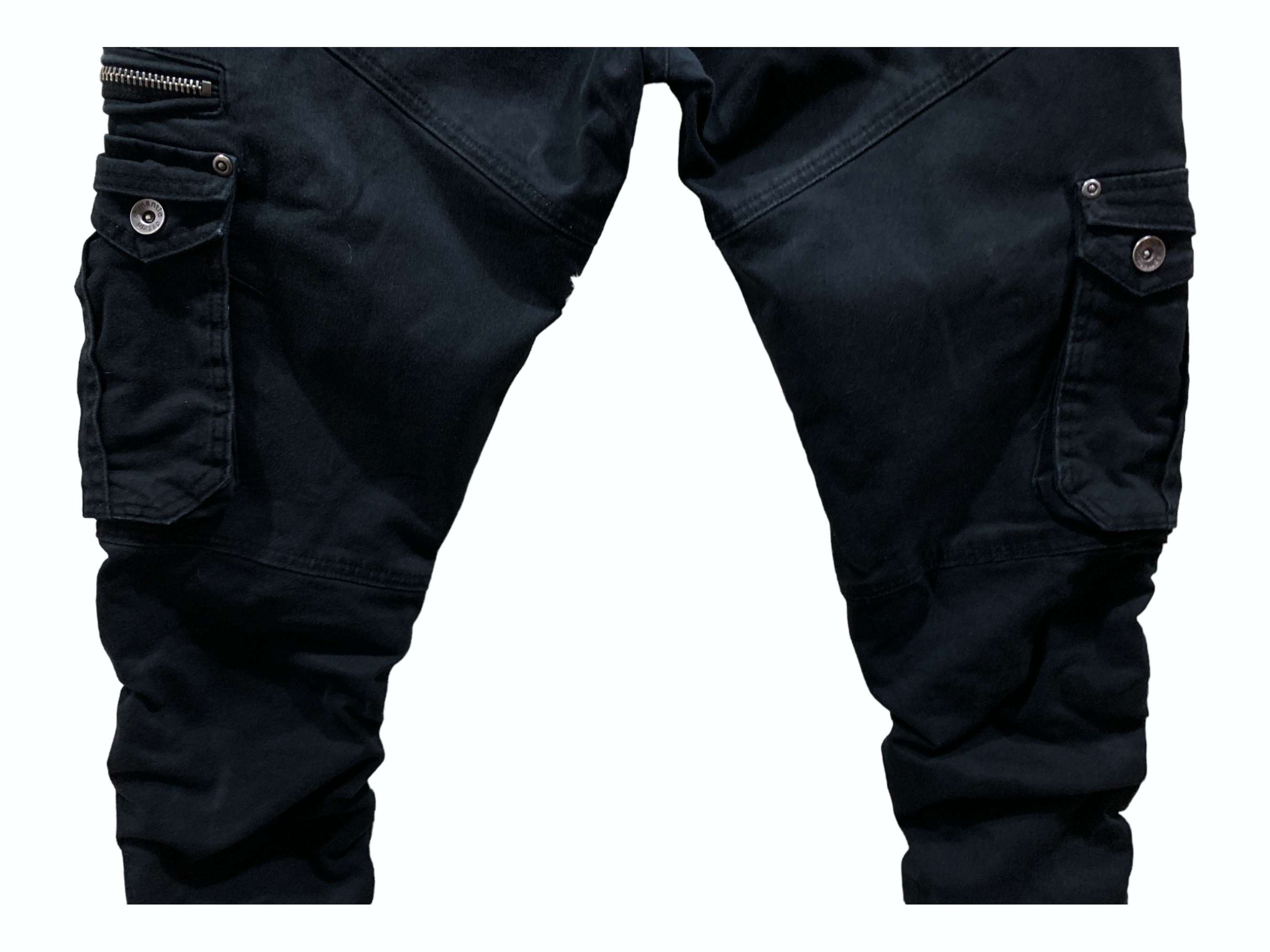 Japanese Brand Semantic Design Punk Denim Cargo Jeans Bondage Jeans Size US 29 - 7 Thumbnail