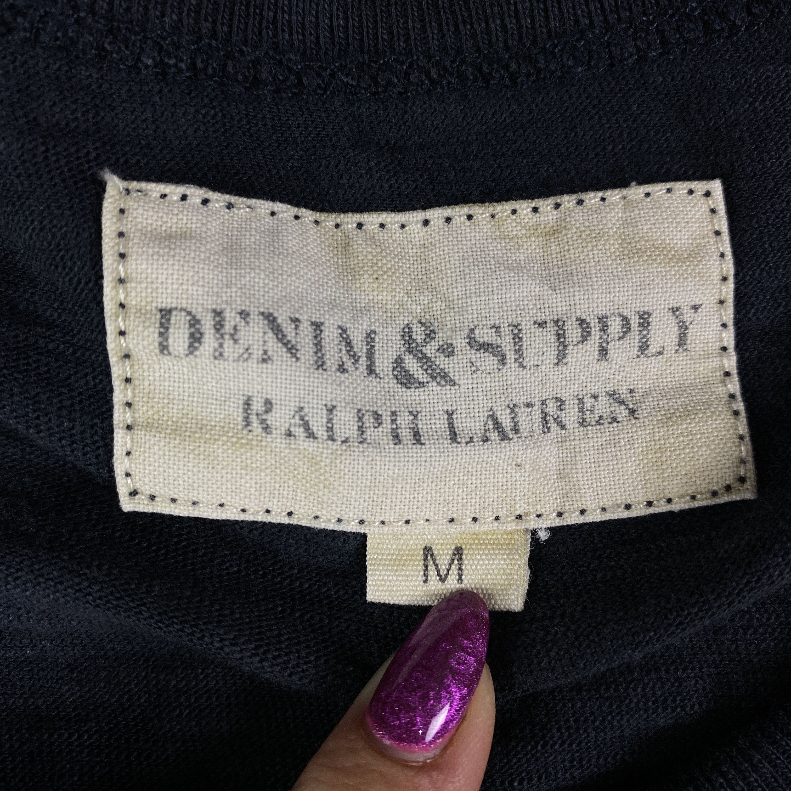 Denim & Supply Ralph Lauren × Polo Ralph Lauren × Ralph Lauren Mens T-Shirt Denim&Supply Ralph Lauren Size M Size US M / EU 48-50 / 2 - 4 Thumbnail