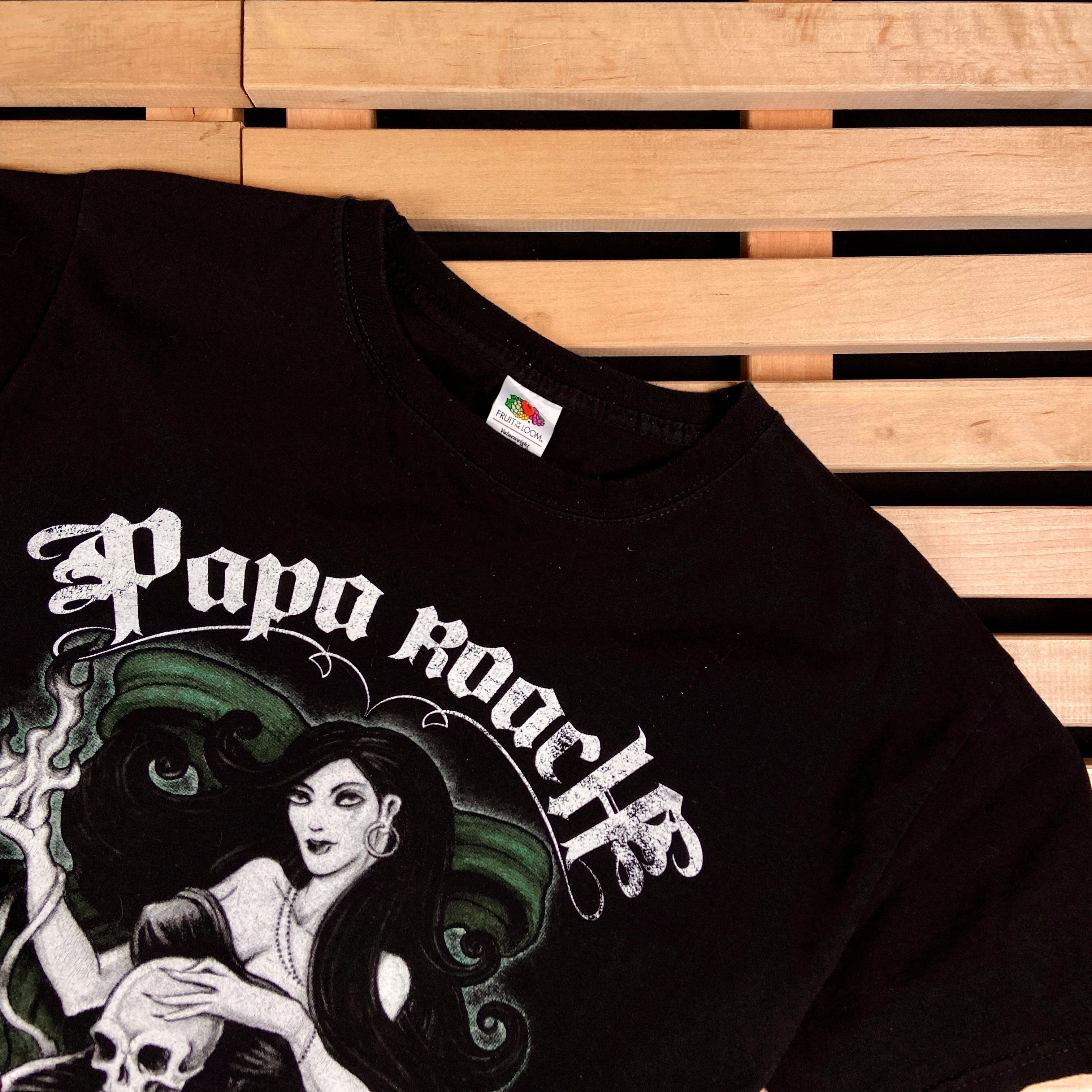 Band Tees × Vintage Mens Vintage T Shirt Papa Roach Vintage Size M Size US M / EU 48-50 / 2 - 2 Thumbnail
