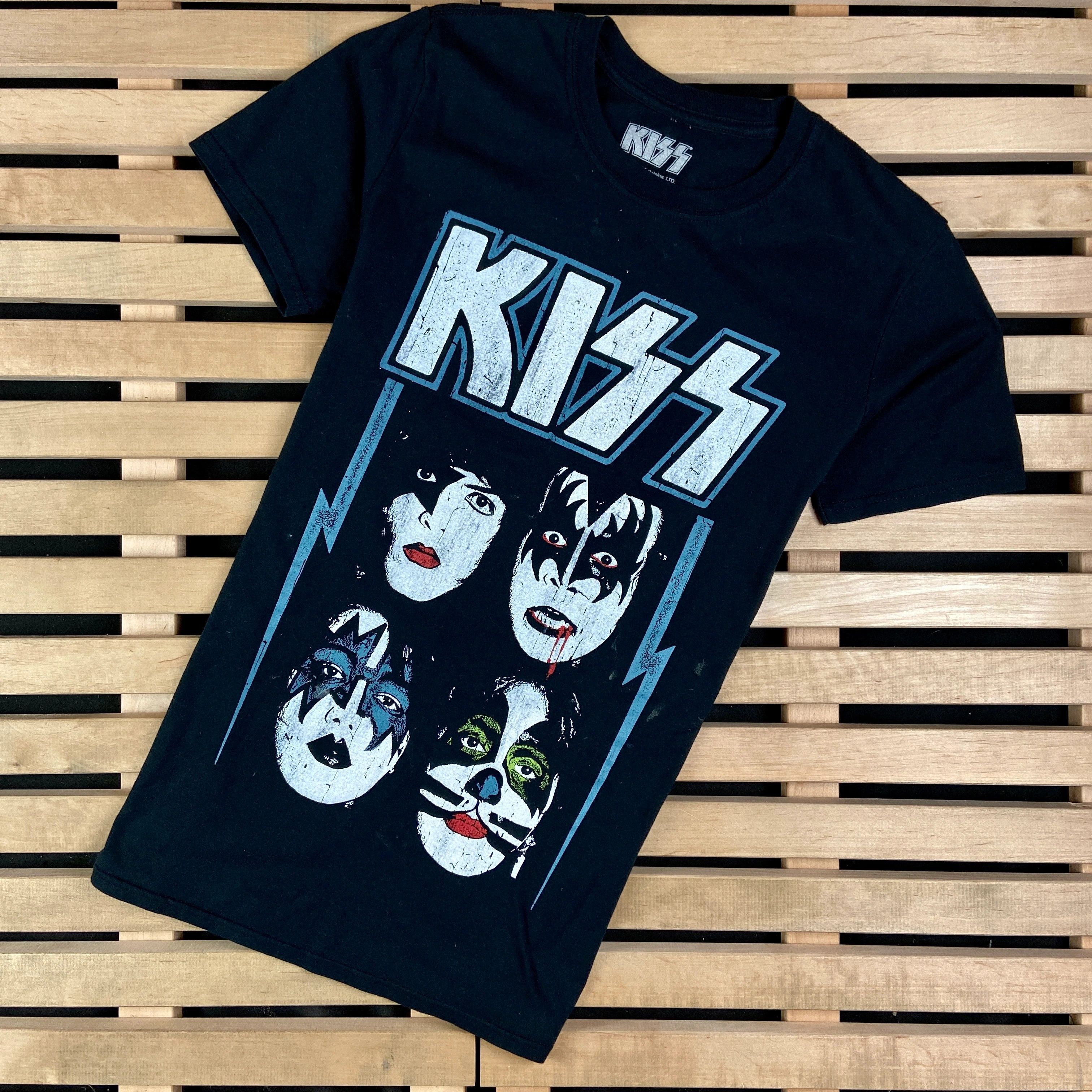 Band Tees × KISS × Vintage Mens Vintage T Shirt Kiss Size M Size US M / EU 48-50 / 2 - 1 Thumbnail