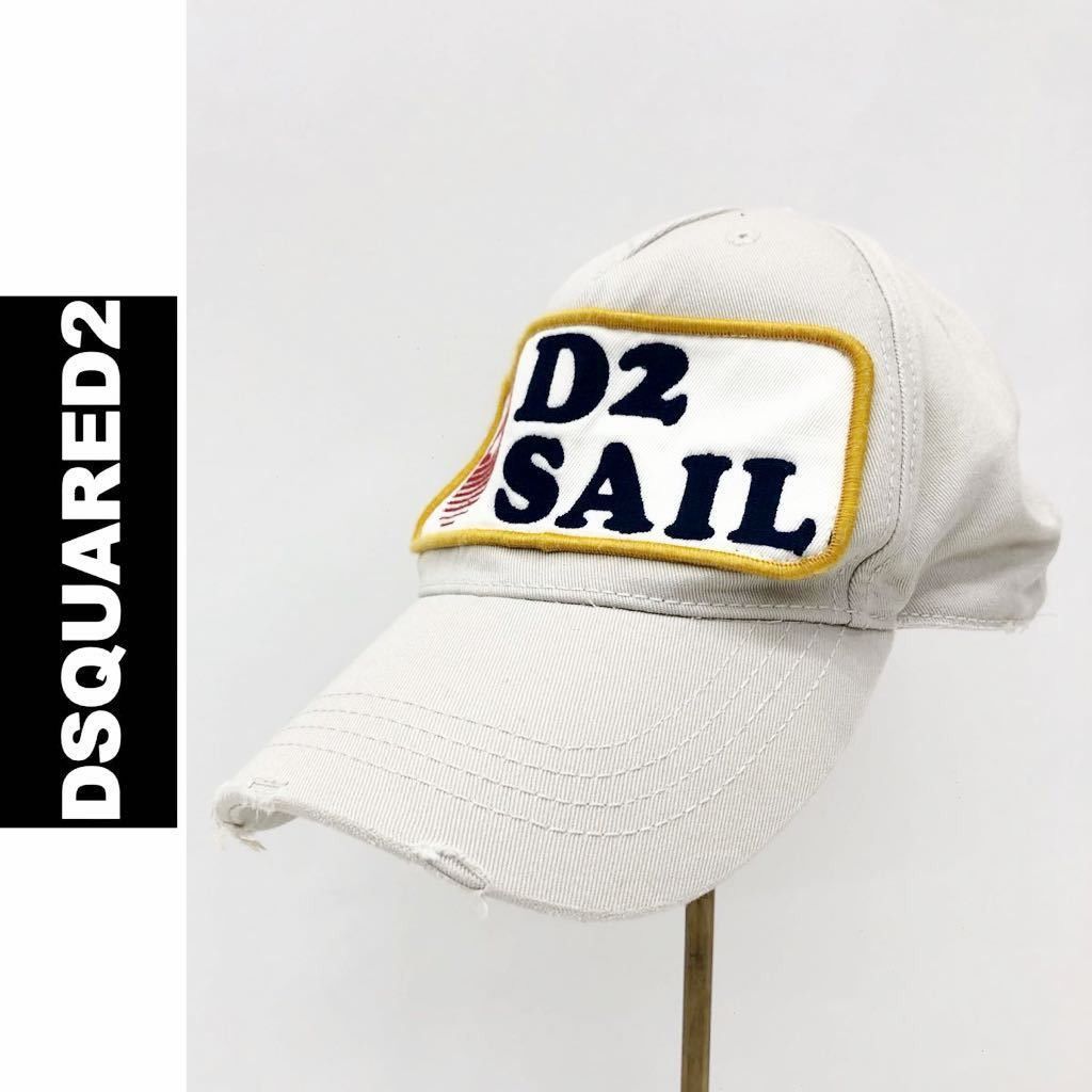 Dsquared2 Dsquared2 🇮🇹 D2 Sail Patches Adjustable Snap Hat Cap Size ONE SIZE - 2 Thumbnail
