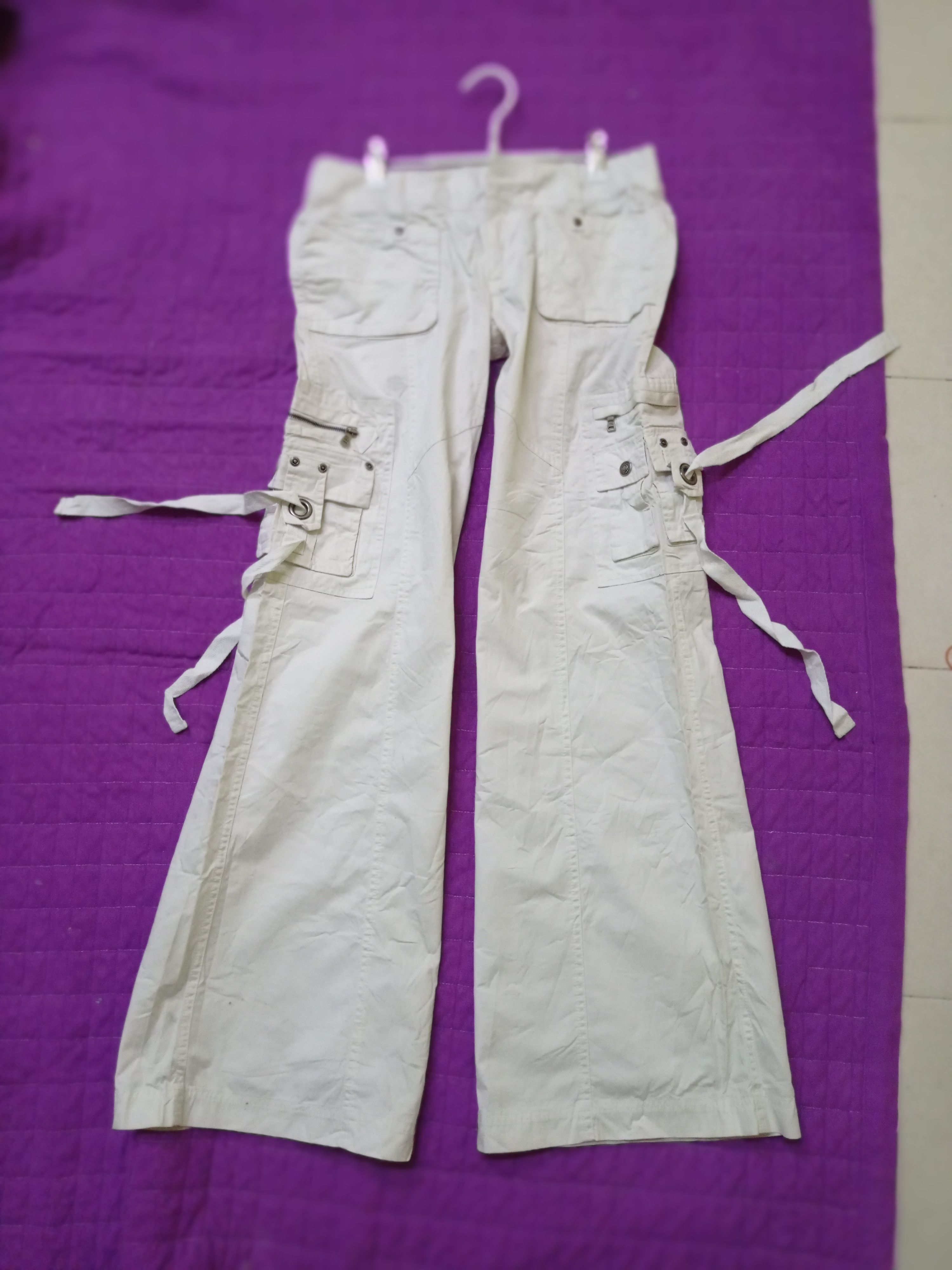 Japanese Brand × Vintage Retro wide leg TBJ Jeans EST.1983 VINTAGE cargo pants Size US 29 - 3 Thumbnail