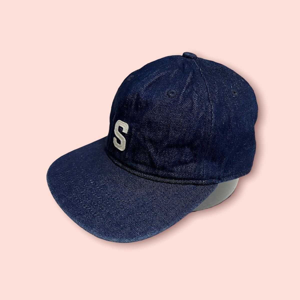 Beams Plus × Japanese Brand × Self Edge RARE B:MING BY BEAMS S DENIM HAT LEATHER STRAPBACK Size ONE SIZE - 4 Thumbnail