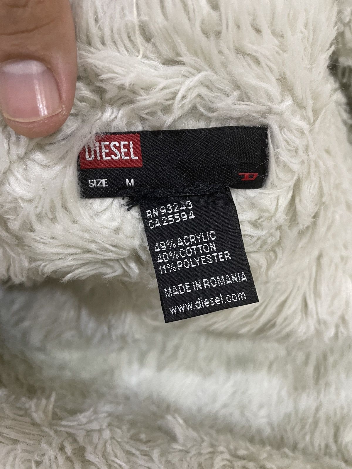 Diesel LAST PIECE Vintage Diesel Faux Leather Jacket Size M / US 6-8 / IT 42-44 - 8 Thumbnail