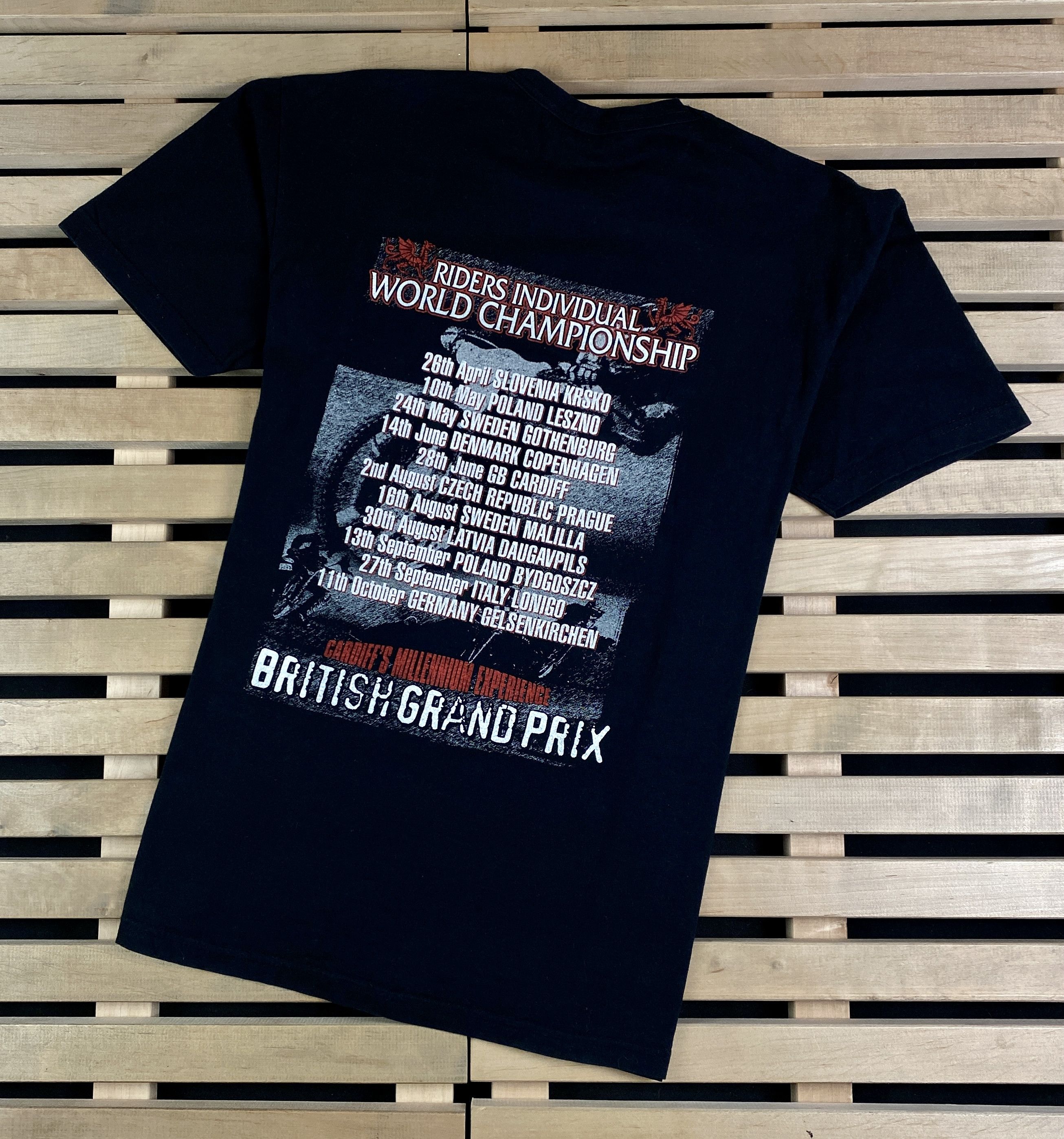 Vintage Vintage T Shirt Racing Speed Way 2008 World Chemp Size M Size US M / EU 48-50 / 2 - 7 Thumbnail