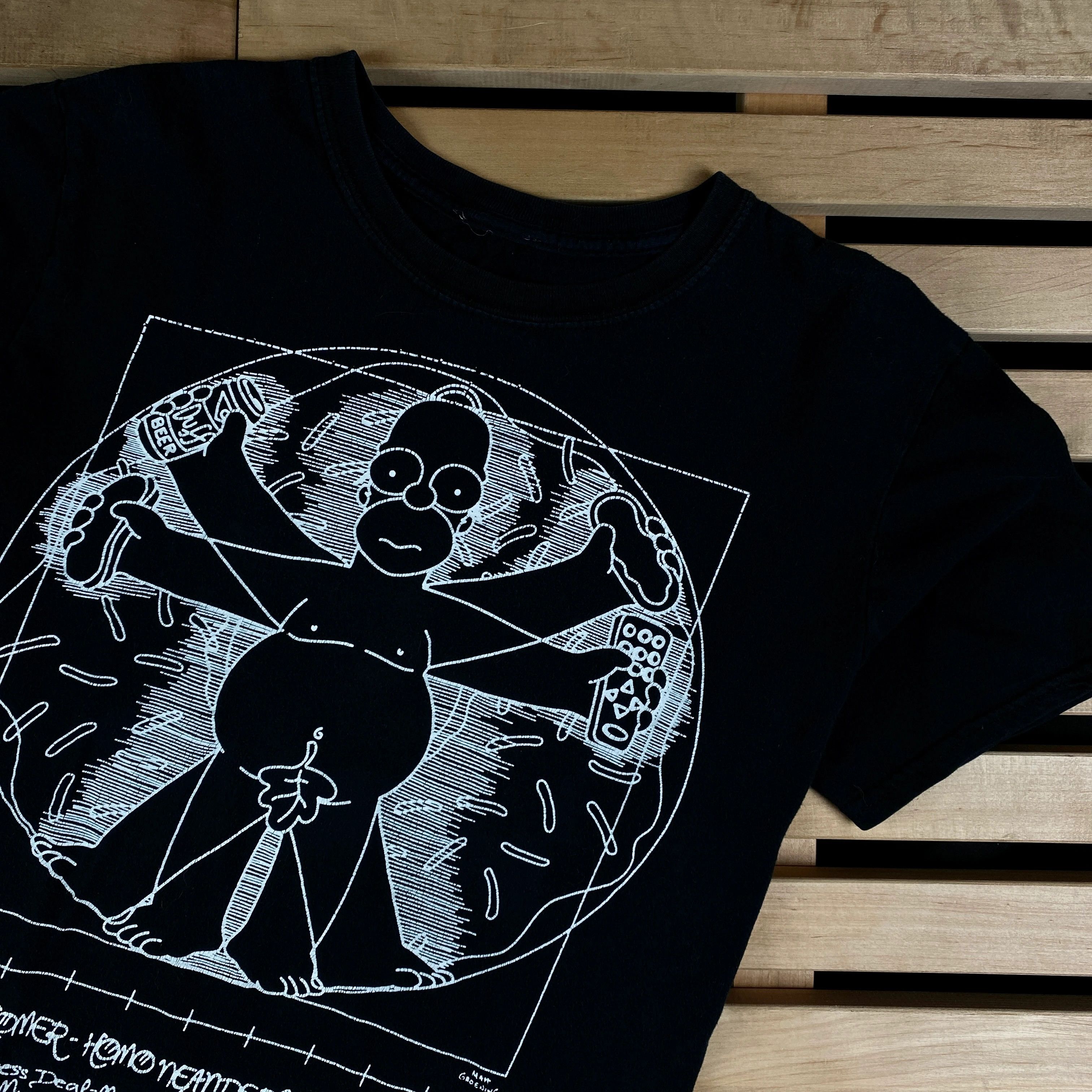 The Simpsons × Vintage Mens Vintage T Shirt Homer Simpsons Size M Size US M / EU 48-50 / 2 - 2 Thumbnail