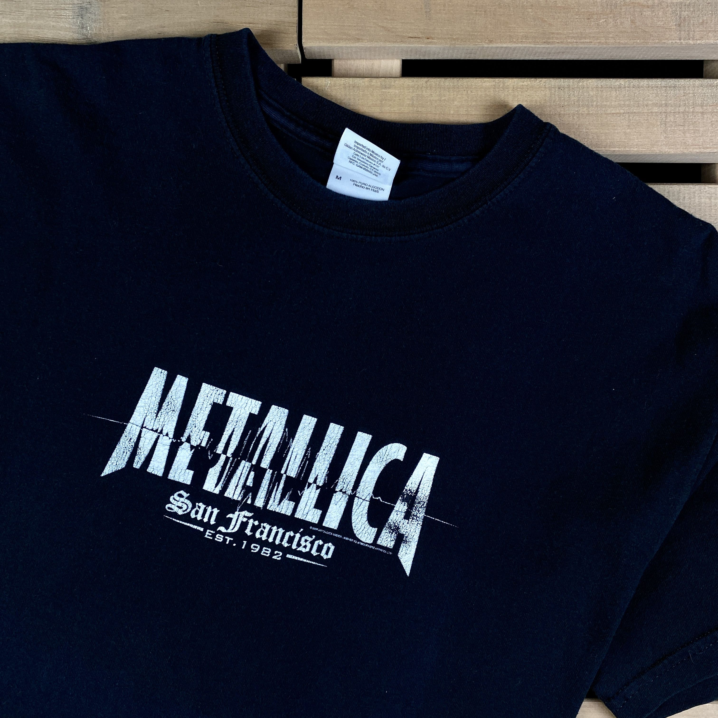 Band Tees × Metallica × Vintage Men’s Rock T-Shirt Metallica Vintage Big Logo Size M Size US M / EU 48-50 / 2 - 2 Thumbnail