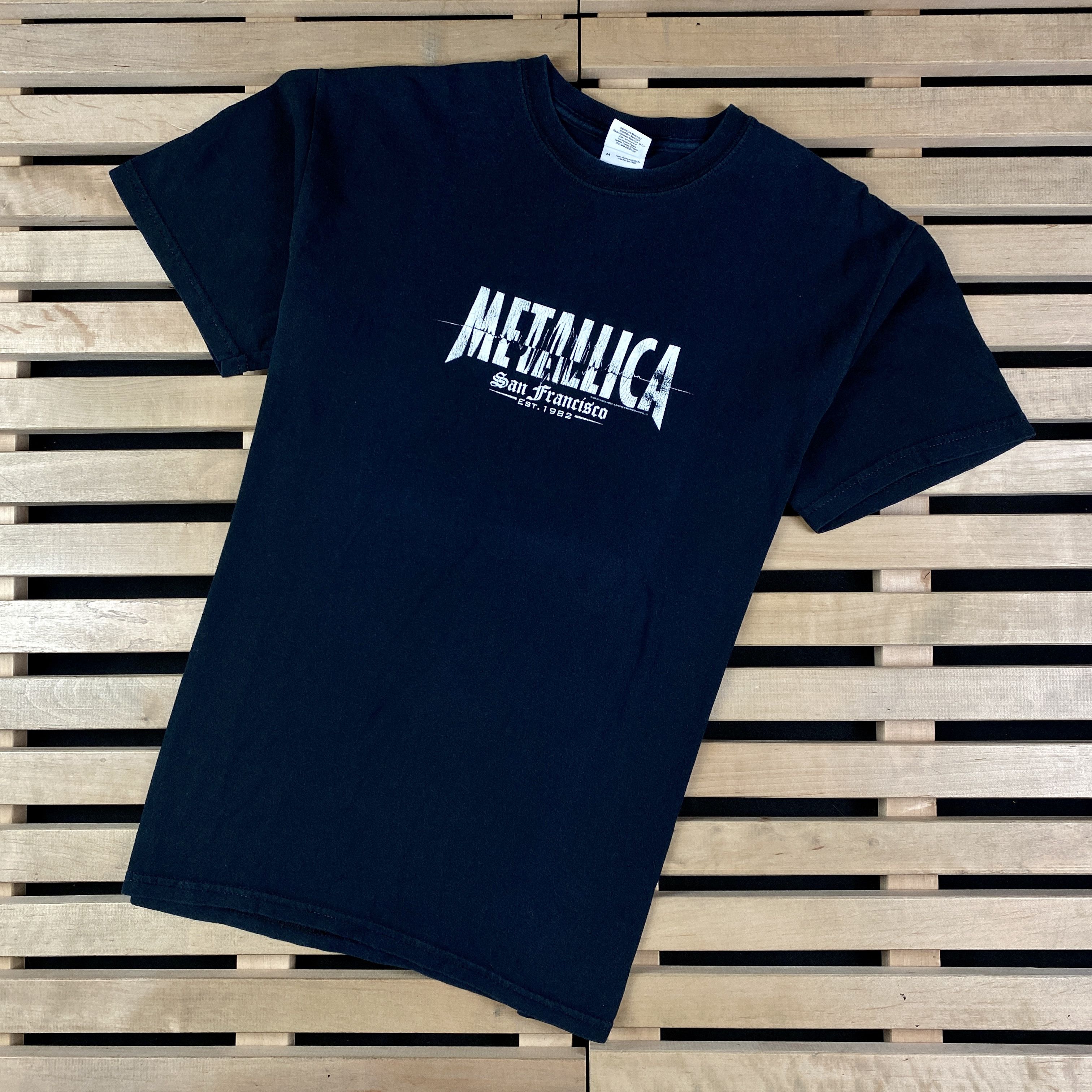 Band Tees × Metallica × Vintage Men’s Rock T-Shirt Metallica Vintage Big Logo Size M Size US M / EU 48-50 / 2 - 1 Thumbnail