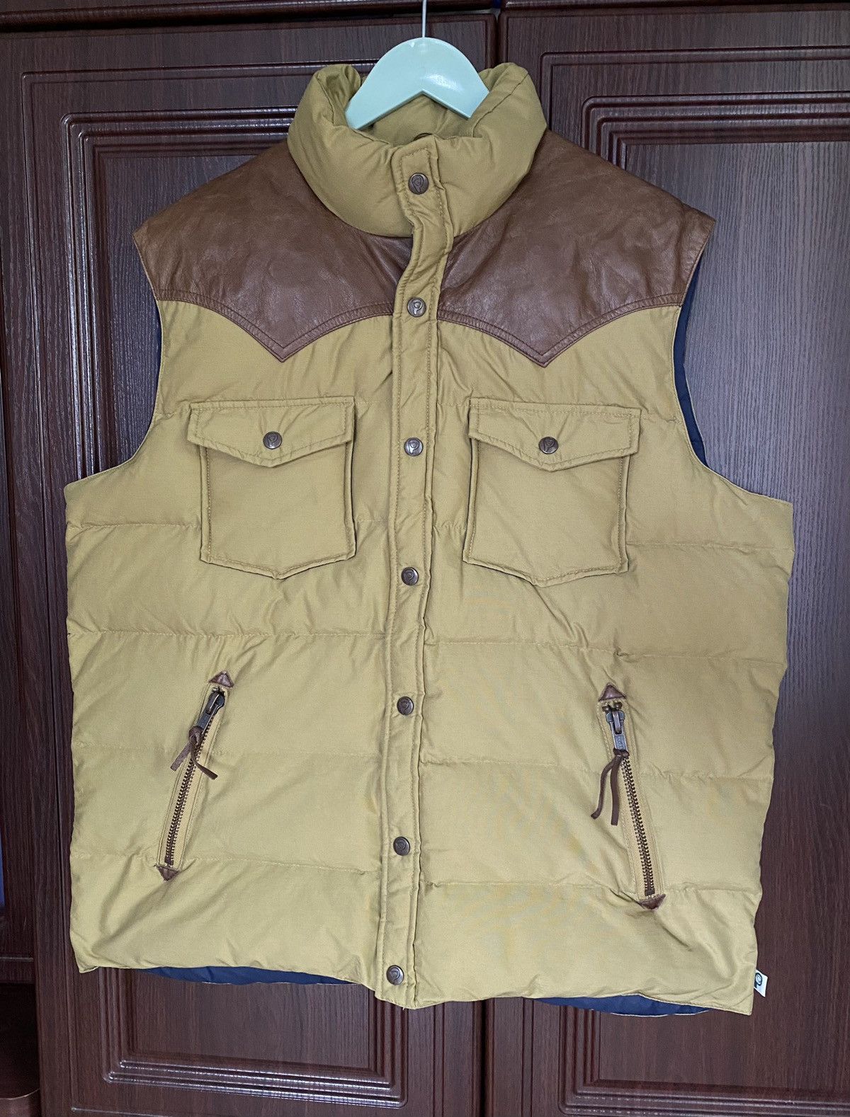Vintage Penfield Leather Down Vest Jacket Pendleton Carhartt