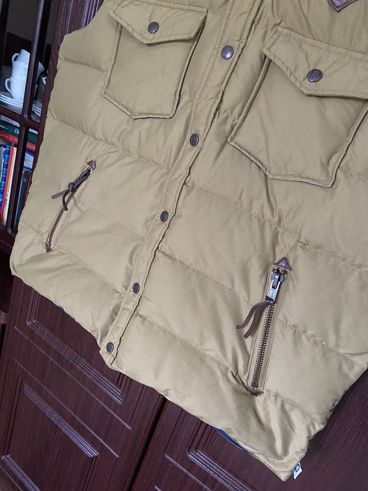 Penfield Vintage Penfield Leather Down Vest Jacket Pendleton Carhartt Size US L / EU 52-54 / 3 - 3 Thumbnail
