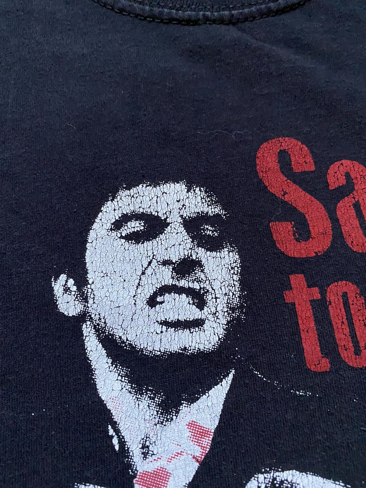 Vintage Vintage Y2K Scarface Say Hello To My Little Friend T Shirt Size US M / EU 48-50 / 2 - 3 Thumbnail