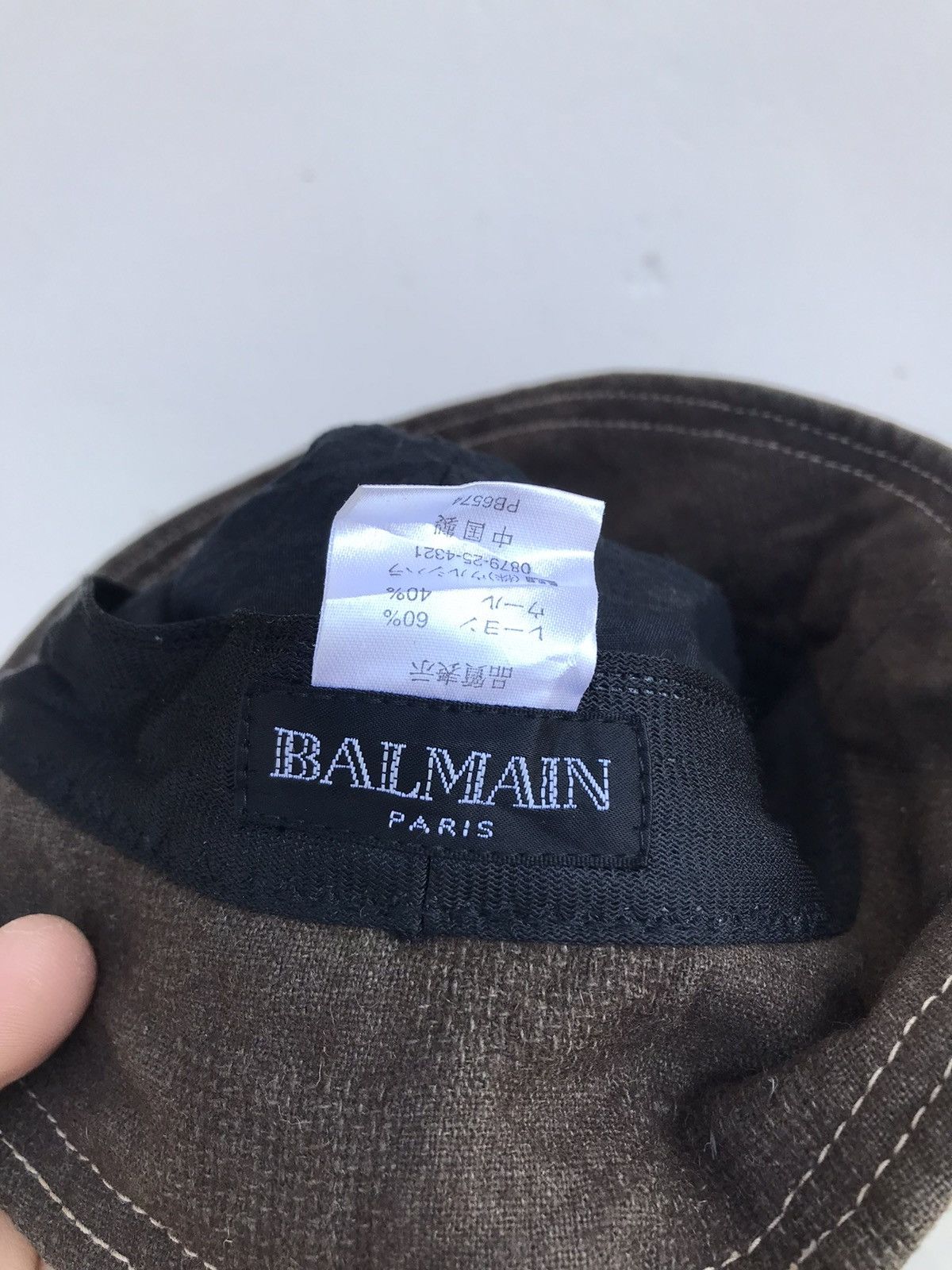 Vintage Balmain Paris bucket hat