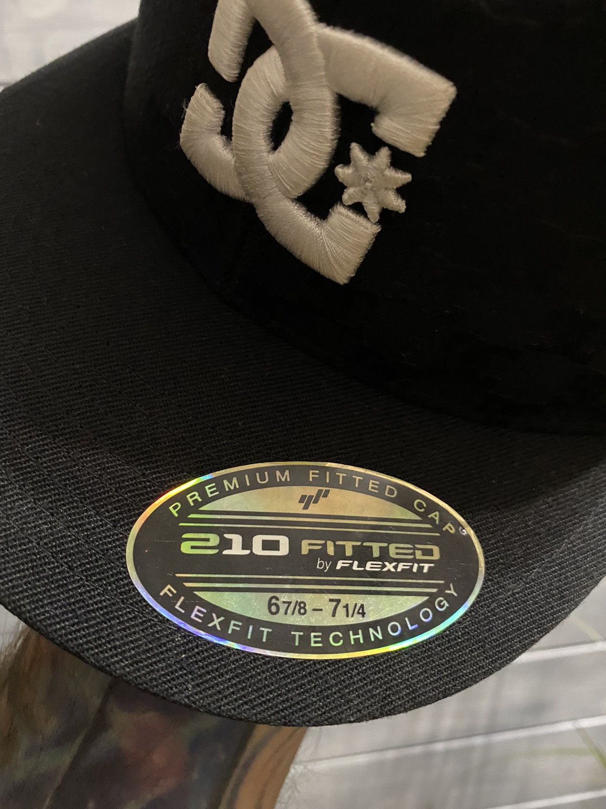 DC Monogram Cap DC by FLEXFIT🔥 Y2K Size ONE SIZE - 4 Thumbnail