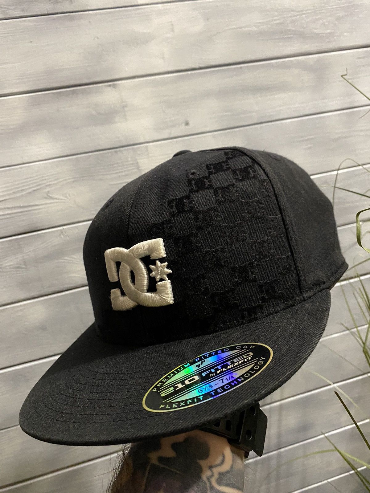 DC Monogram Cap DC by FLEXFIT🔥 Y2K Size ONE SIZE - 1 Thumbnail