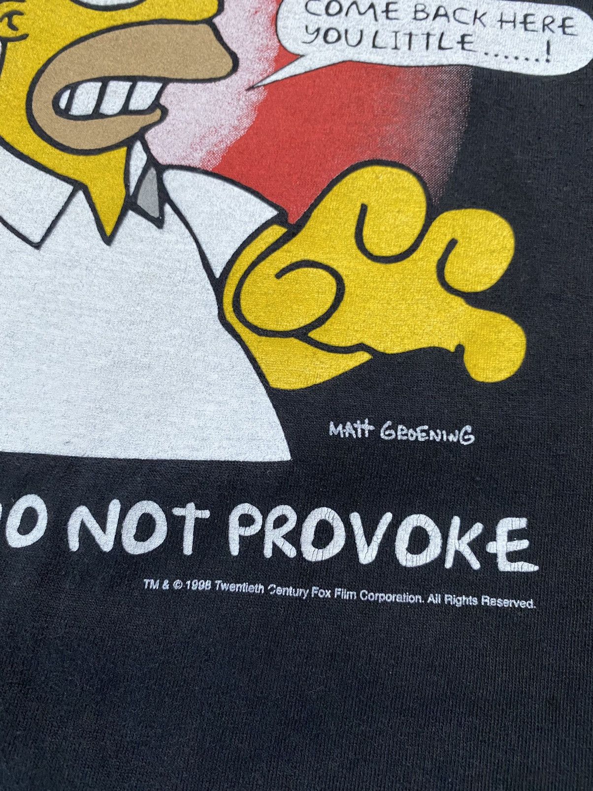 Vintage Vintage Y2K The Simpsons 1998 T Shirt Tee Futurama Size US XL / EU 56 / 4 - 3 Thumbnail