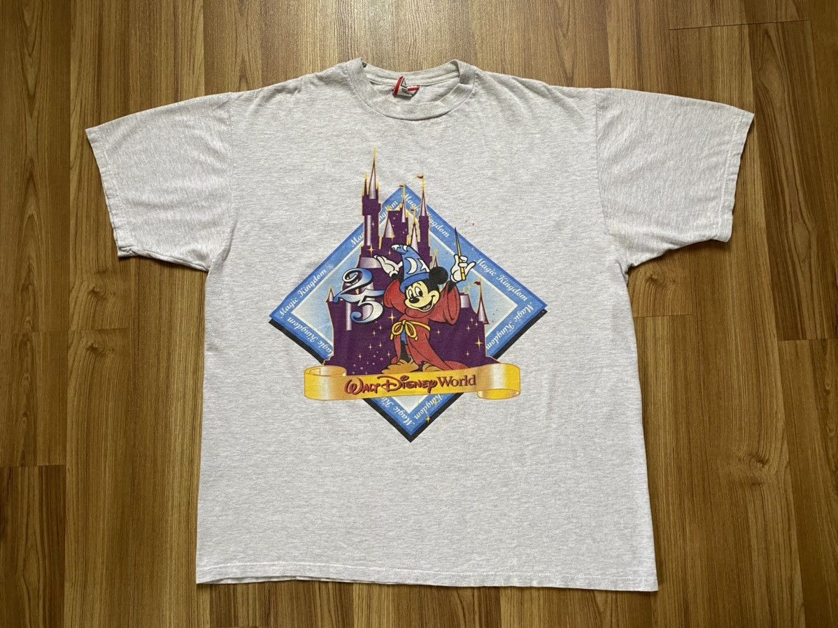 Disney Vintage Walt Disney World Magic Kingdom Mickey T Shirt Tee Size US XL / EU 56 / 4 - 1 Thumbnail