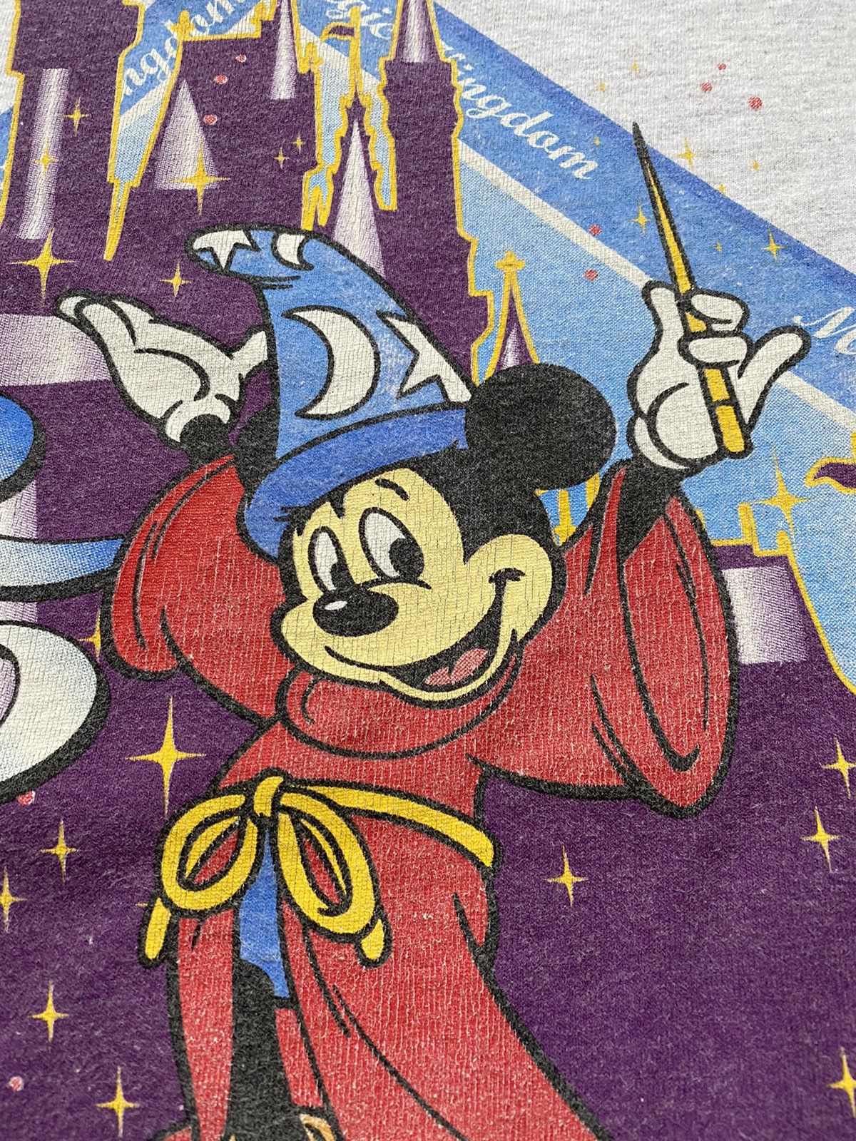 Disney Vintage Walt Disney World Magic Kingdom Mickey T Shirt Tee Size US XL / EU 56 / 4 - 3 Thumbnail