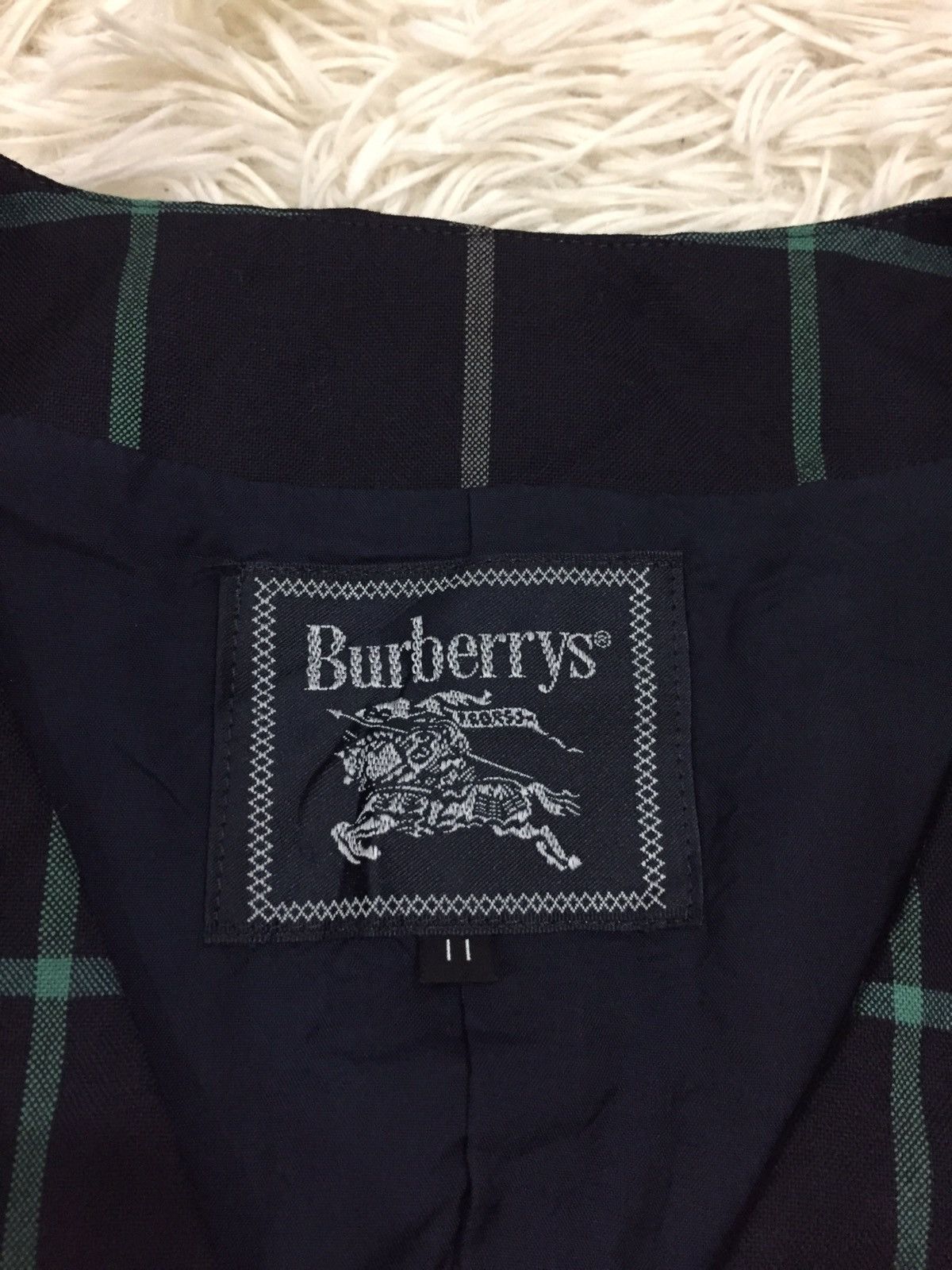 Burberry Vintage Burberry Vest Button Up Plaid Design Size 34R - 6 Thumbnail