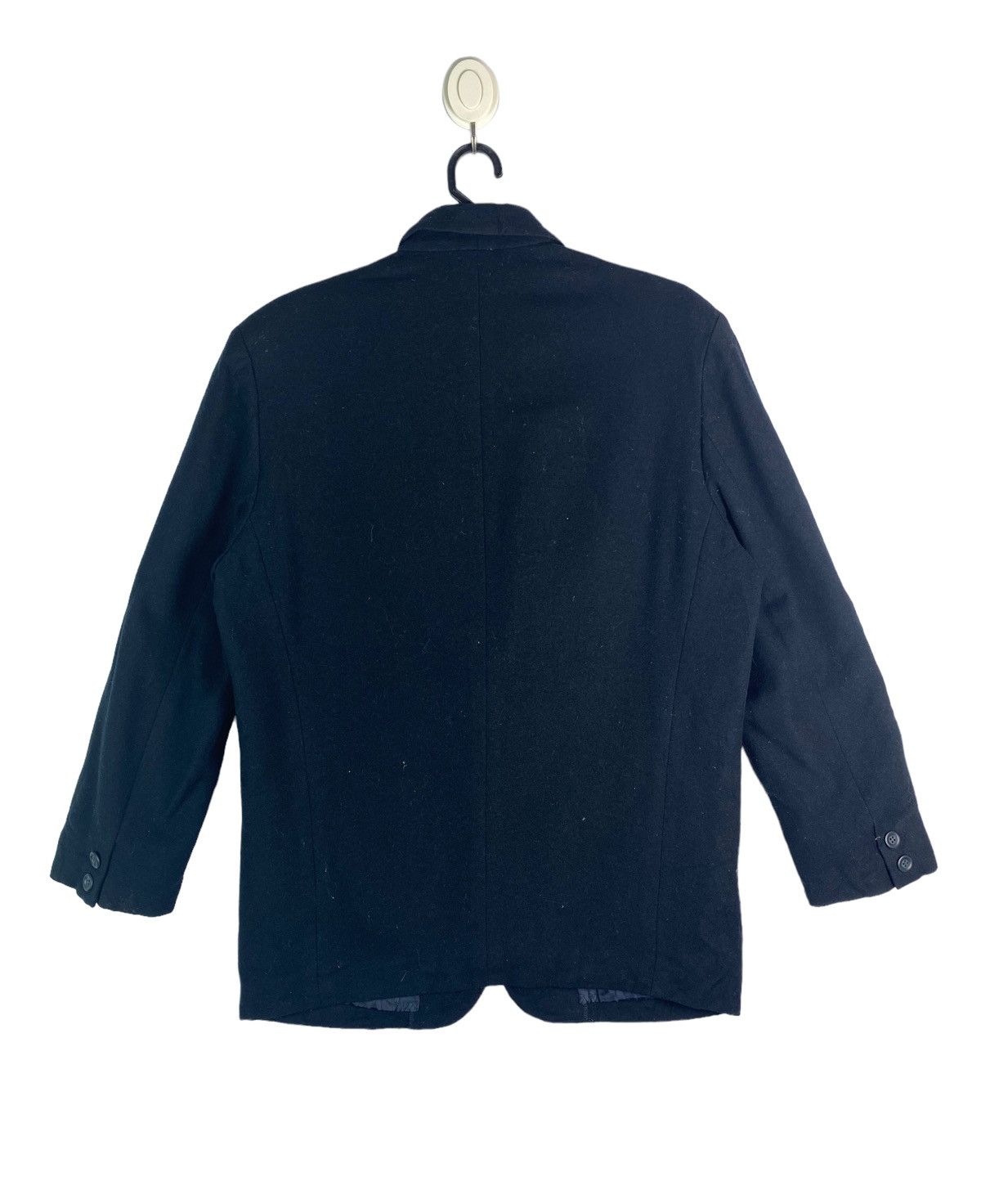 Hai Sporting Gear × Issey Miyake × Vintage Vtg 90s HAI SPORTING GEAR Issey Miyake wool blazer coat Size 44R - 5 Thumbnail