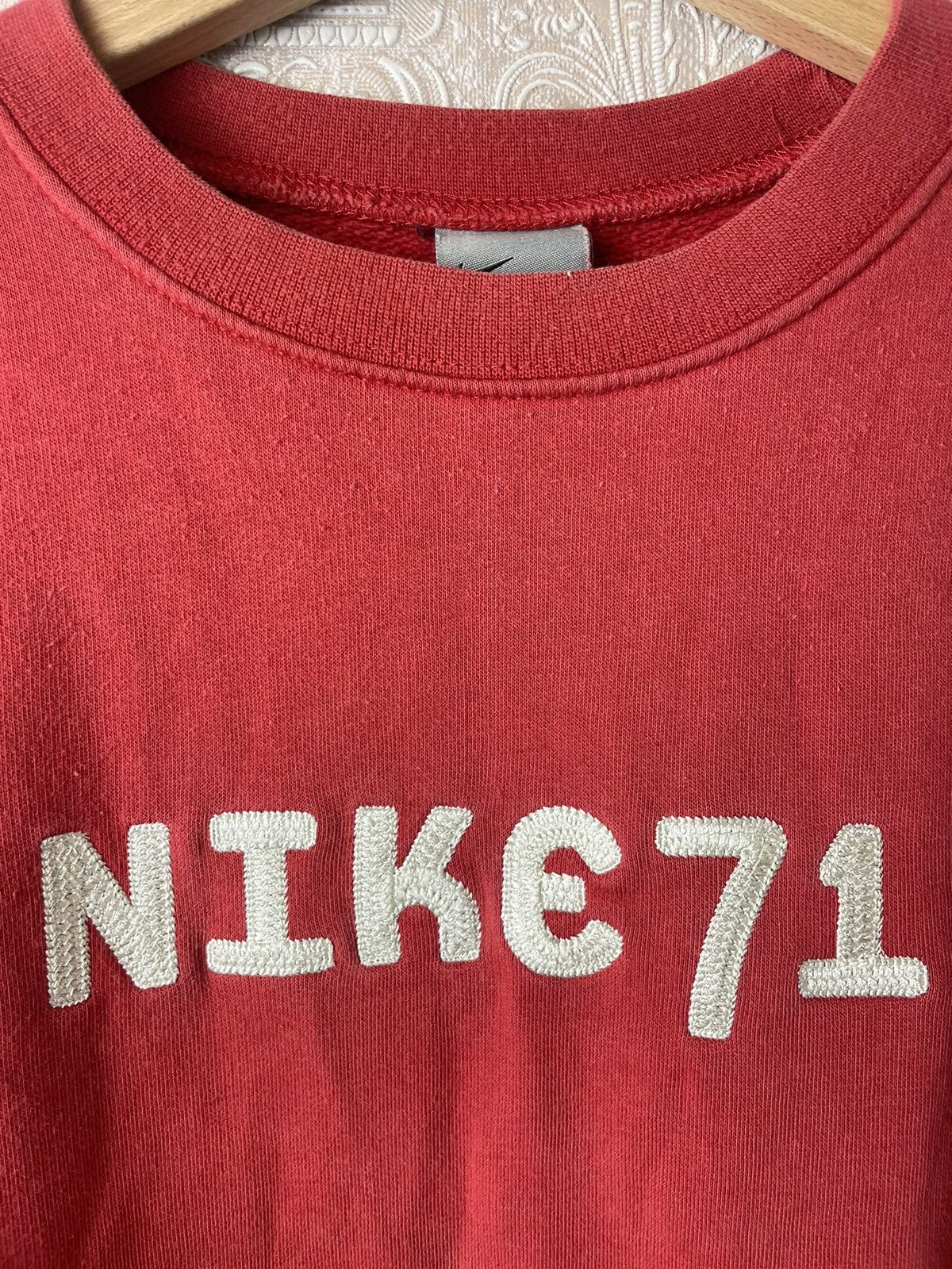 Japanese Brand × Nike × Vintage ☎️ VINTAGE NIKE „71” Y2K BOXY SWEATSHIRT 90’S Size US S / EU 44-46 / 1 - 2 Thumbnail