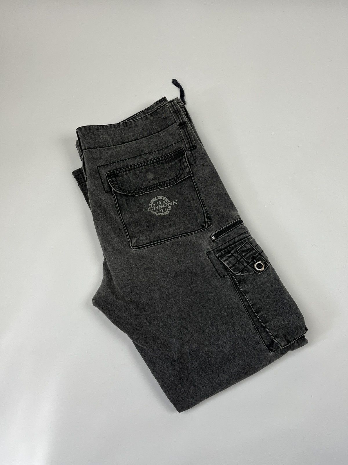 Vintage Vintage Fishbone Cargo Pants Size US 36 / EU 52 - 1 Thumbnail