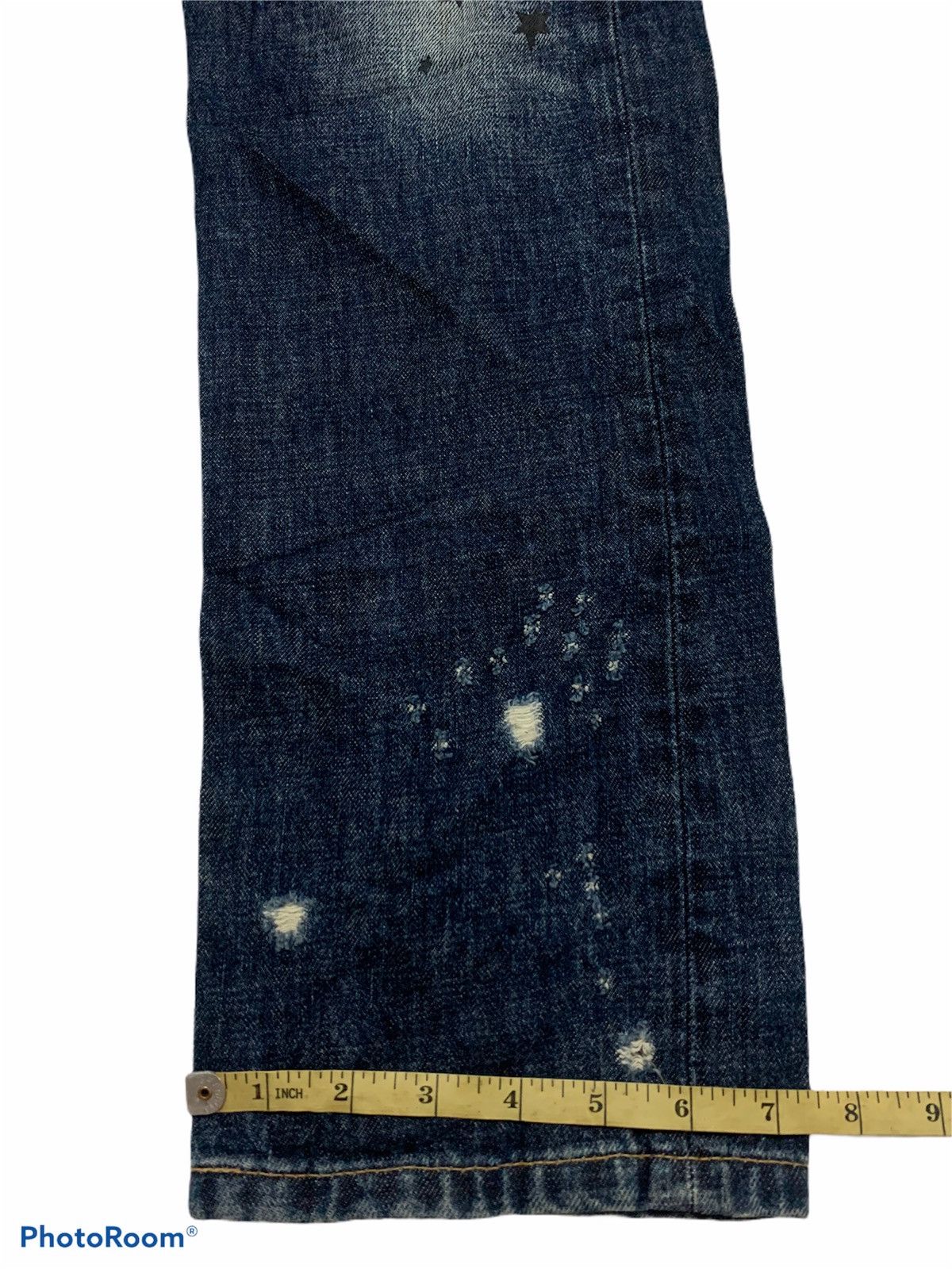 Denime Japanese Brand X Distresed Denime Size US 32 / EU 48 - 11 Thumbnail