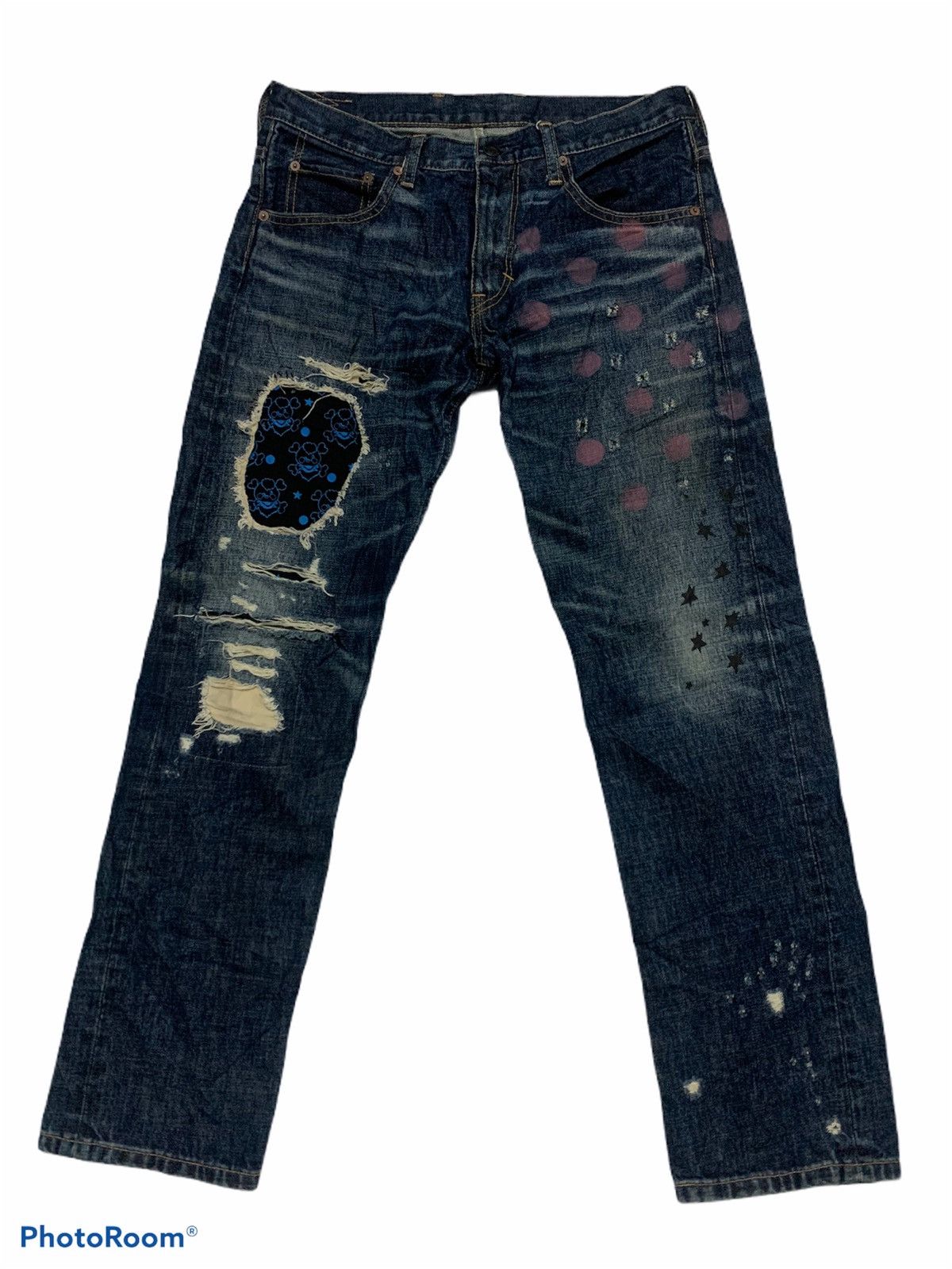 Denime Japanese Brand X Distresed Denime Size US 32 / EU 48 - 1 Thumbnail