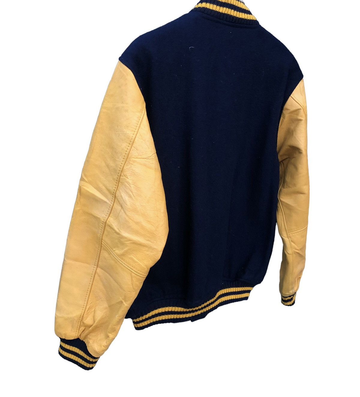 Collegium Havard University Sleeve Leather Varsity Jacket Size US M / EU 48-50 / 2 - 6 Thumbnail