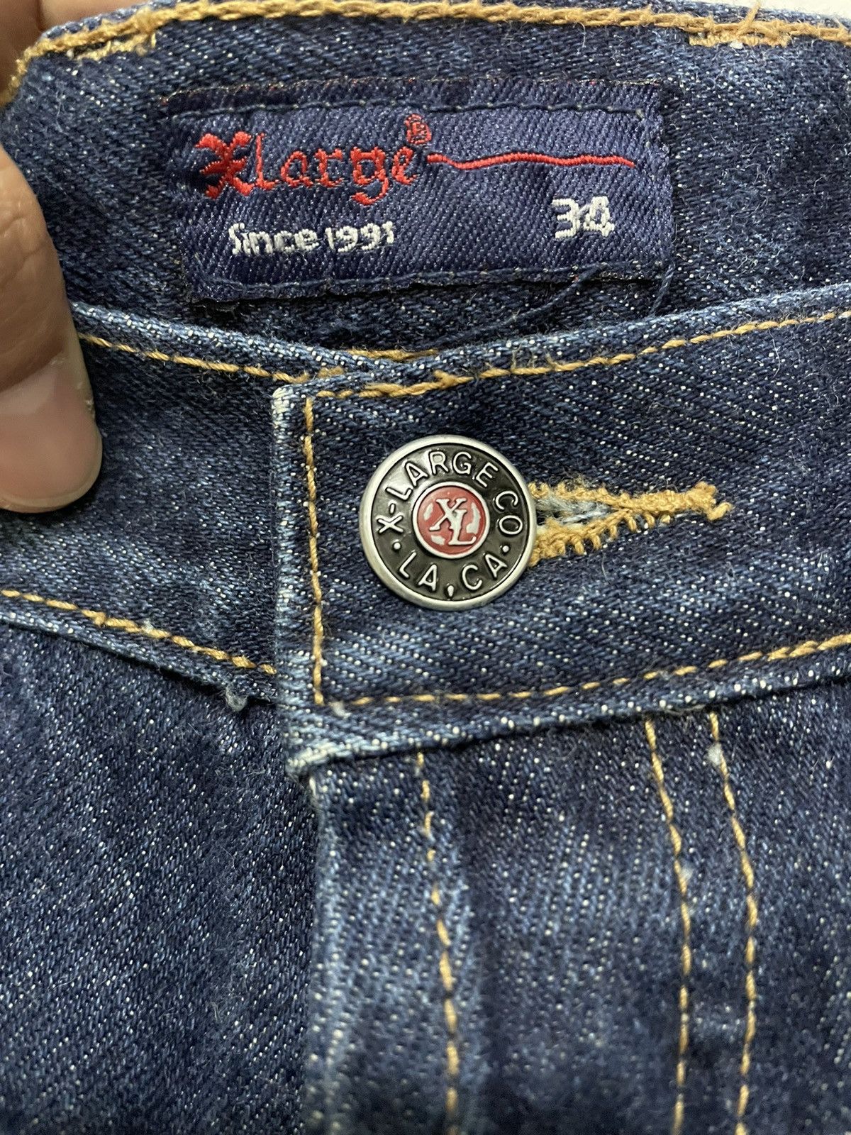 Xlarge Vintage X-Large Denime Basic Pants Size US 32 / EU 48 - 8 Thumbnail