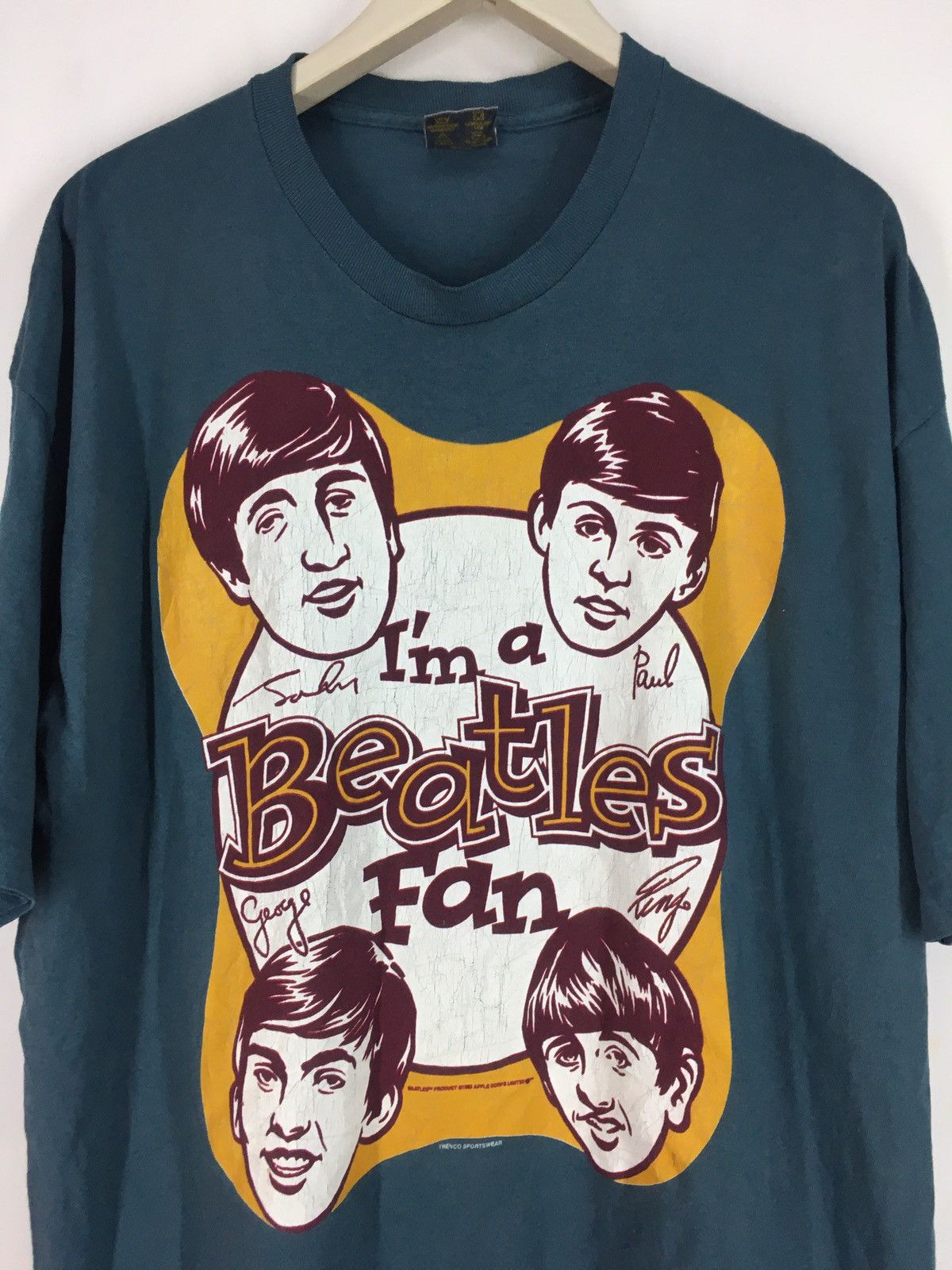 Band Tees Vintage 90s I’m Beatles fan the Beatles band t shirt Size US XL / EU 56 / 4 - 3 Thumbnail