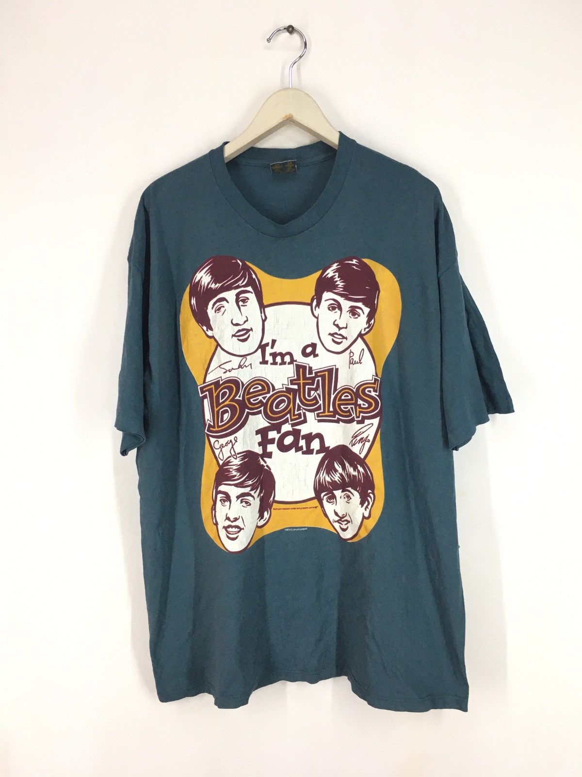 Band Tees Vintage 90s I’m Beatles fan the Beatles band t shirt Size US XL / EU 56 / 4 - 1 Thumbnail