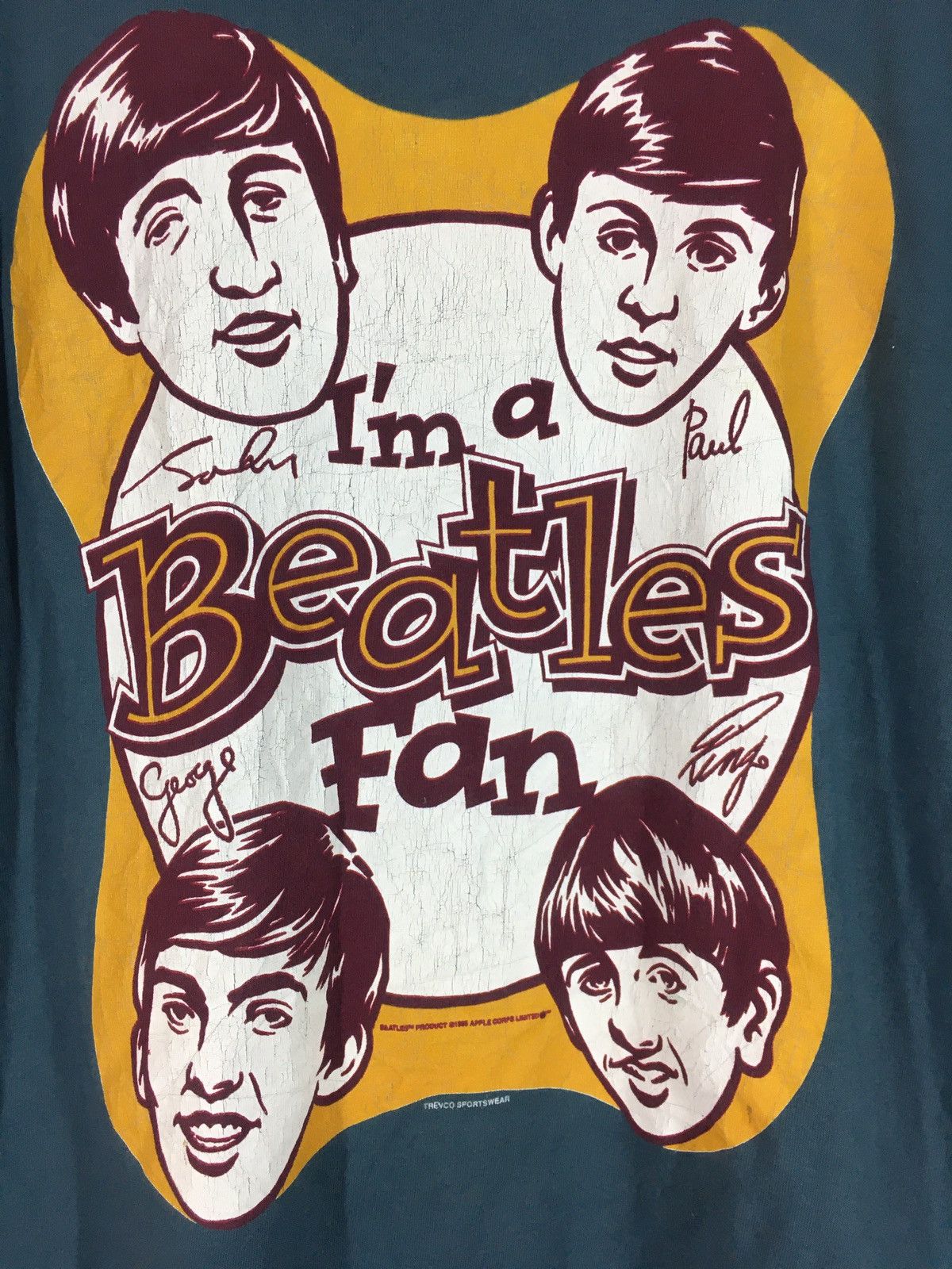 Band Tees Vintage 90s I’m Beatles fan the Beatles band t shirt Size US XL / EU 56 / 4 - 4 Thumbnail