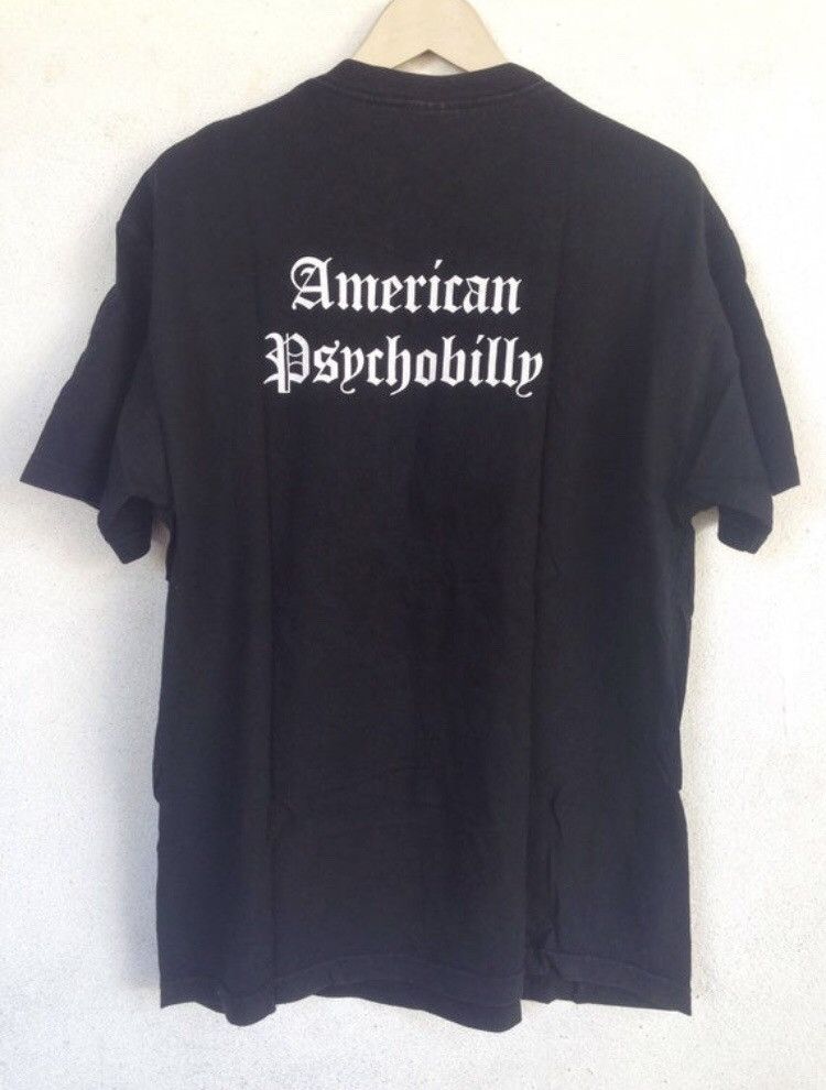 Vintage Tiger Army never die American pychobilly band tshirt