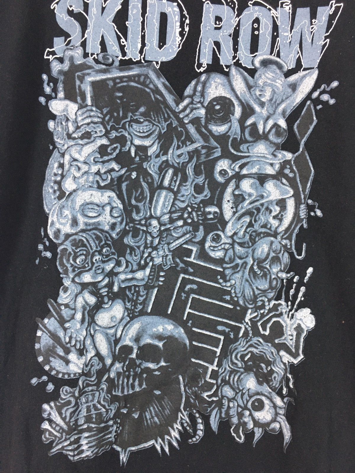 Band Tees Vtg 90s Skid Row heavy metal band subhuman race track Size US L / EU 52-54 / 3 - 4 Thumbnail