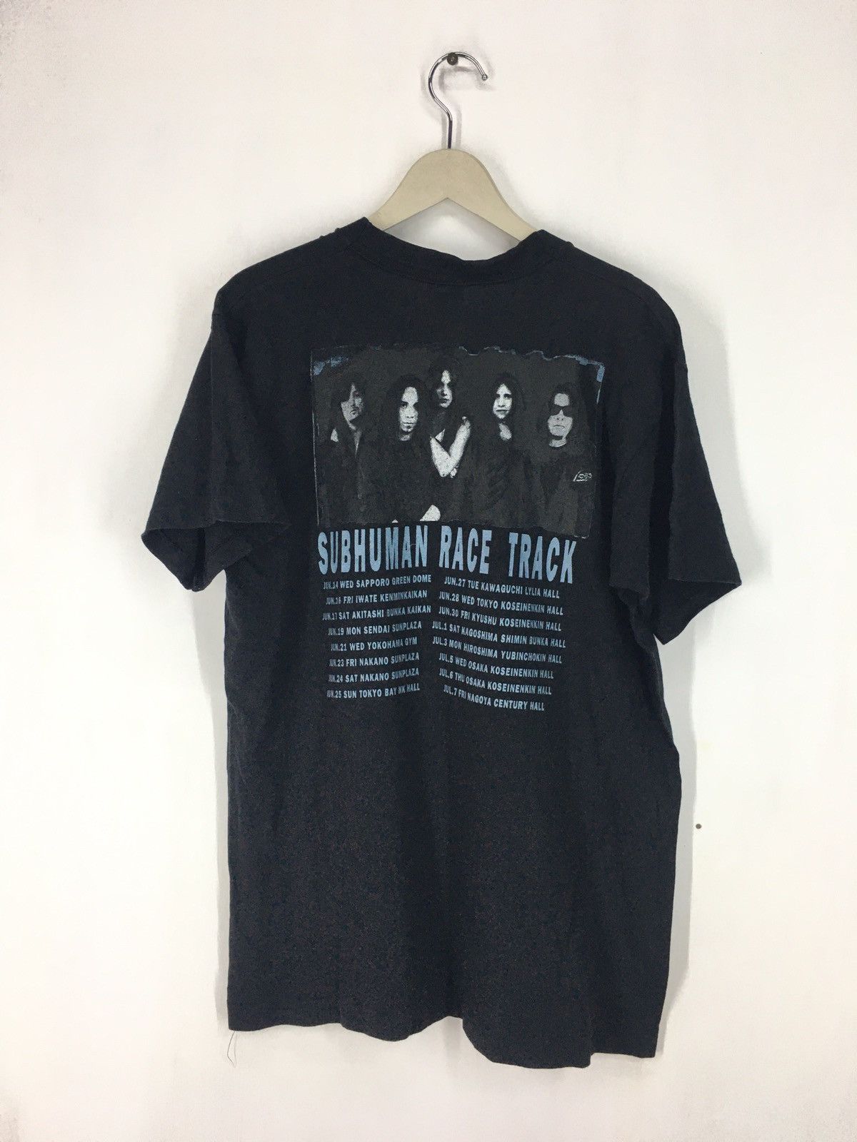 Band Tees Vtg 90s Skid Row heavy metal band subhuman race track Size US L / EU 52-54 / 3 - 2 Thumbnail